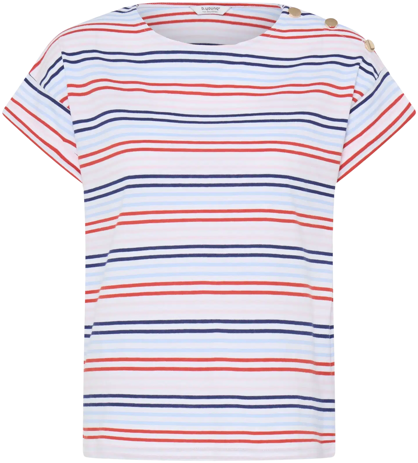 B.young naisten t paita Bysilany - WINDSURFER MULTI STRIPE - 1