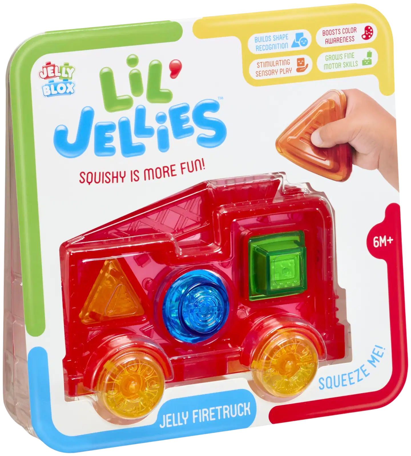 Jelly Blox Lil' Jellies Jelly Fire Truck -vauvalelu - 8