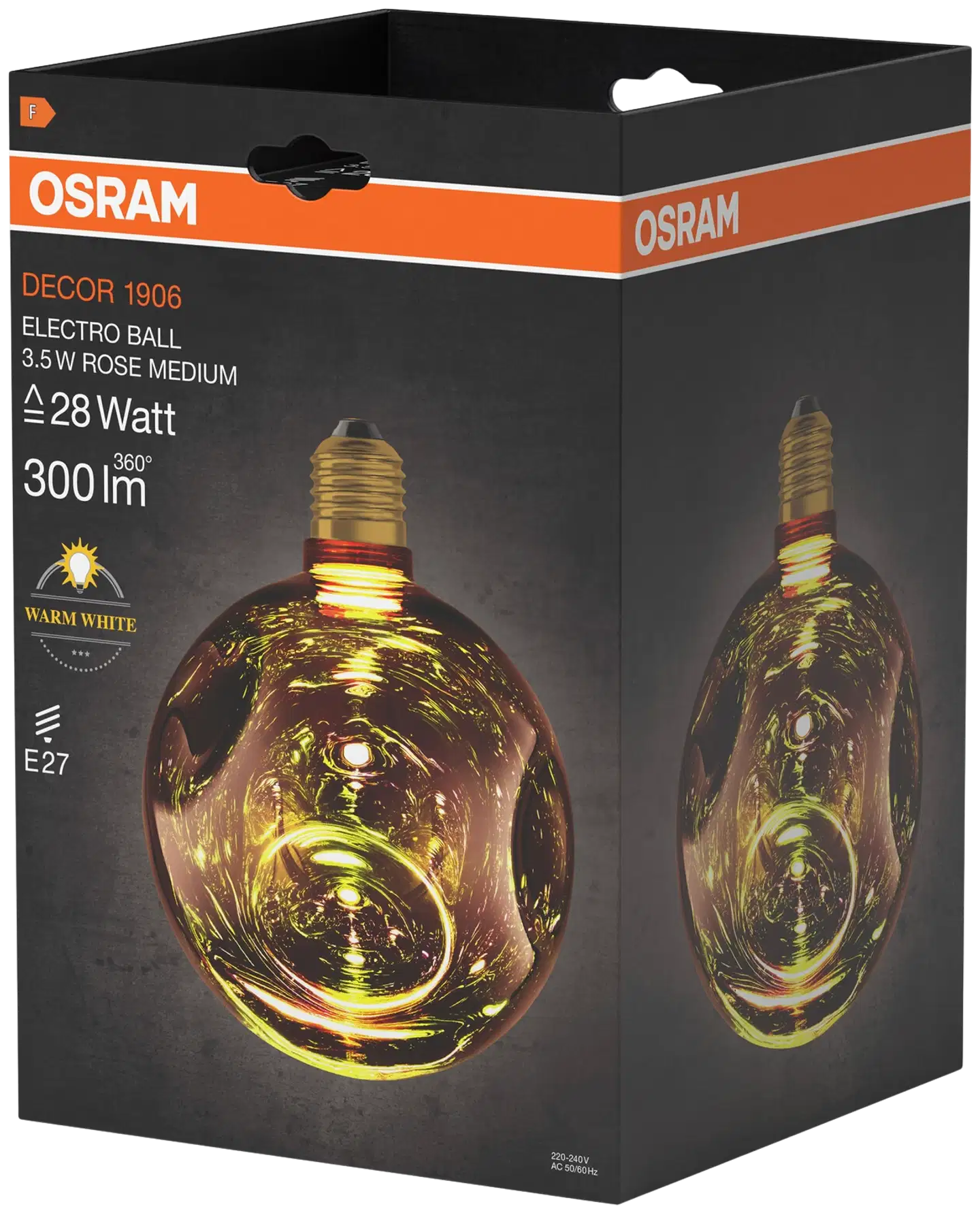 Osram LED-sisustuslamppu Decor Electro 3,5W E27 roosa - 3
