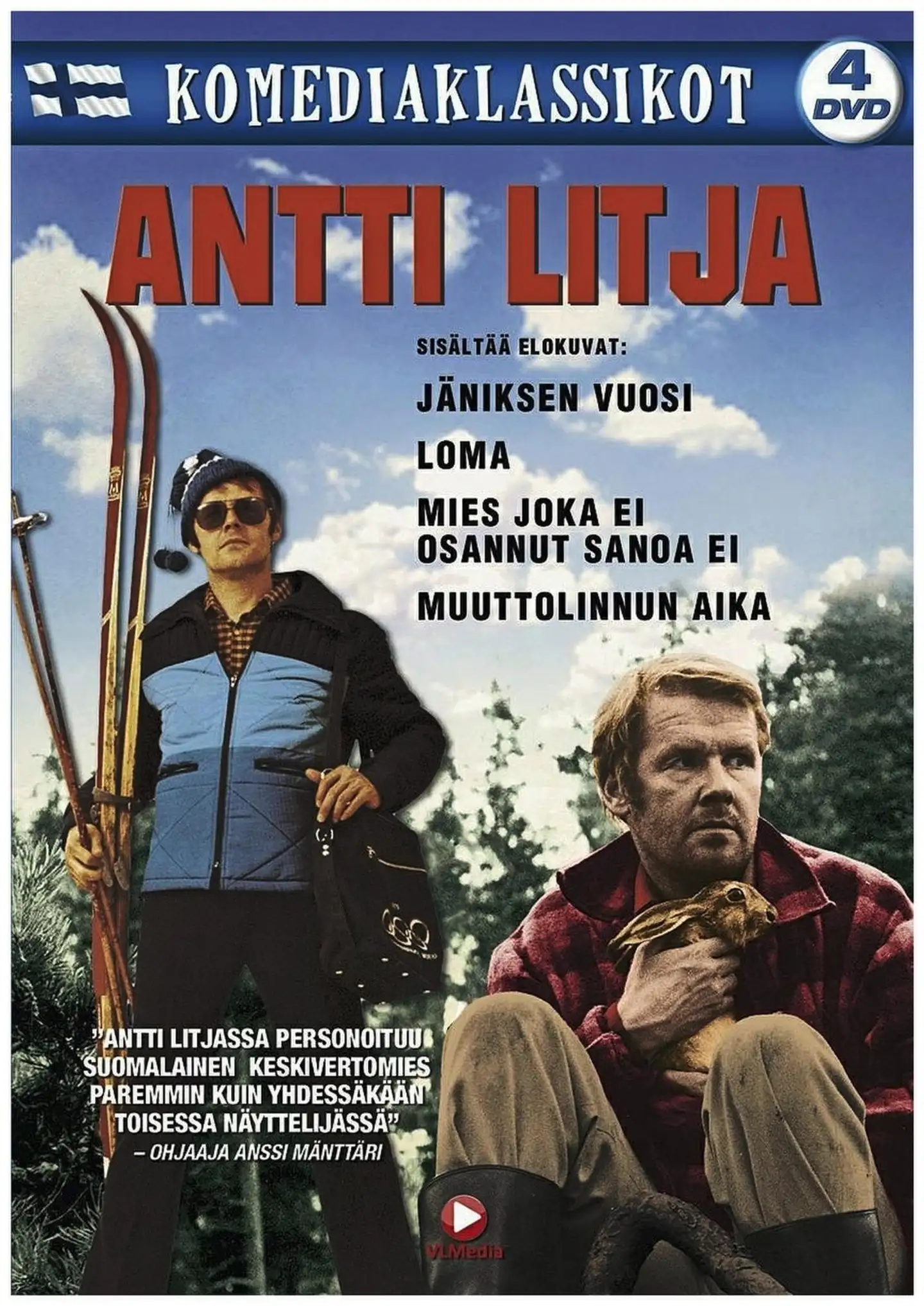 Komediaklassikot - Antti Litja 4DVD