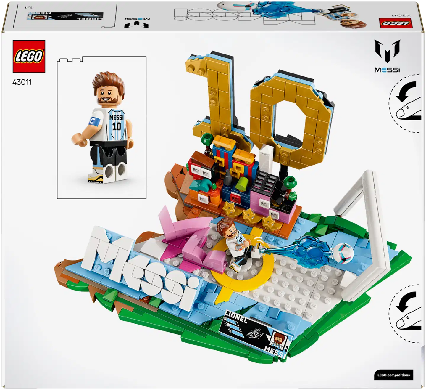 LEGO® Editions Football 43011 Lionel Messi – jalkapallon tähtihetket - 6