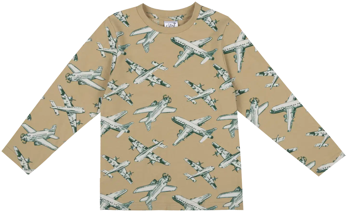 Ciraf lasten trikoopusero plane 25pc261104 - plane aop - 1