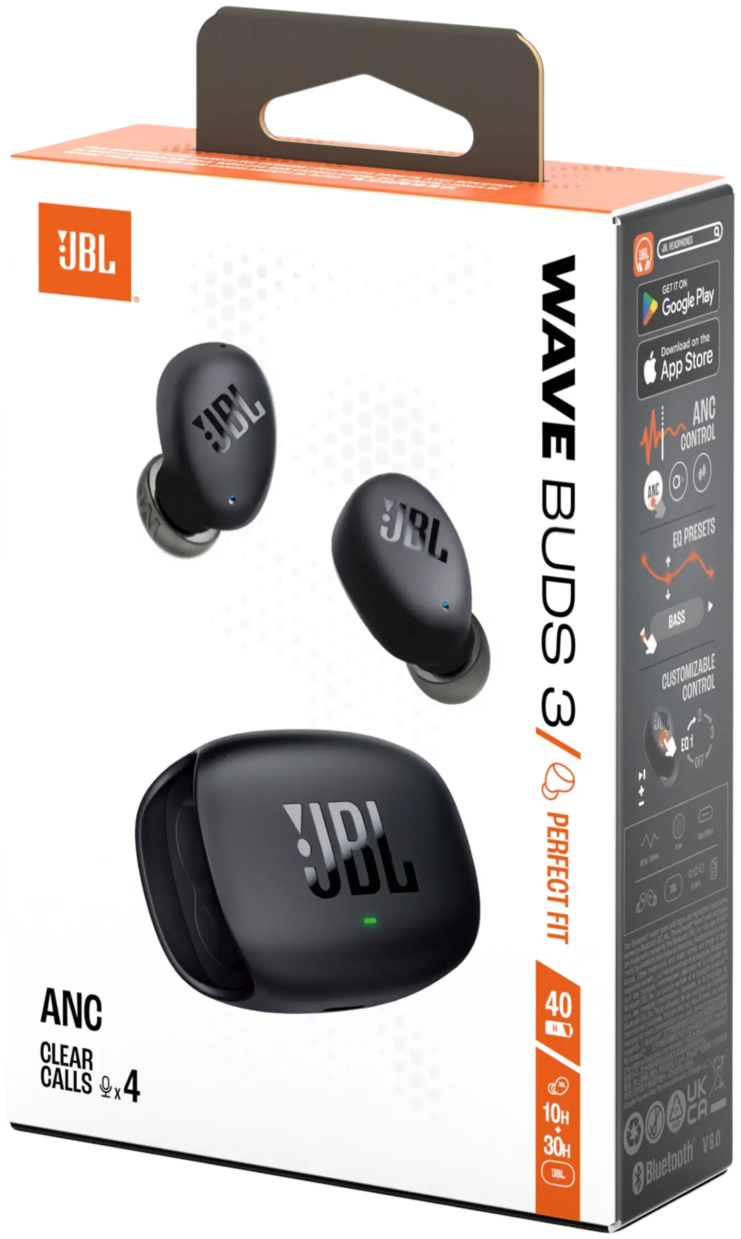JBL langattomat vastamelunappikuulokkeet Tune Buds 3, musta - 8