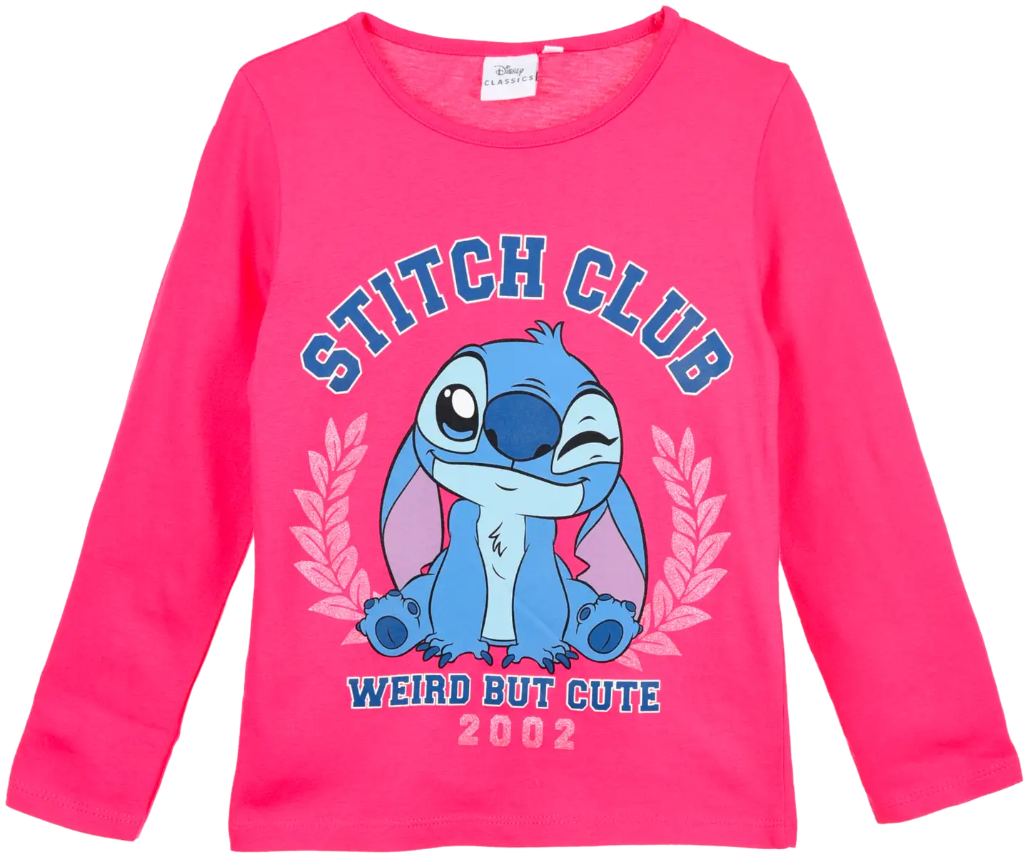 Lasten Lilo & Stitch paita, laadukas kangas - FUSHIA - 1