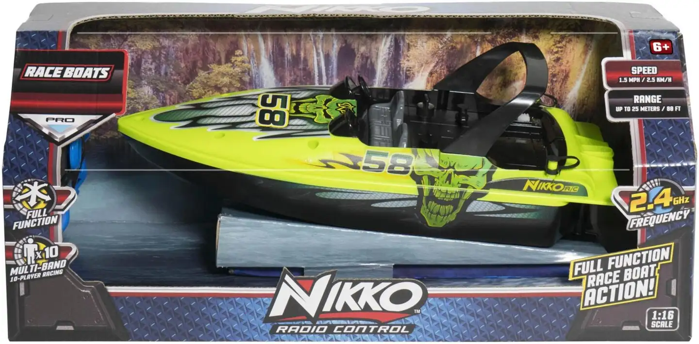 Nikko RC-vene Race Boats - Energy Green 30cm - 2
