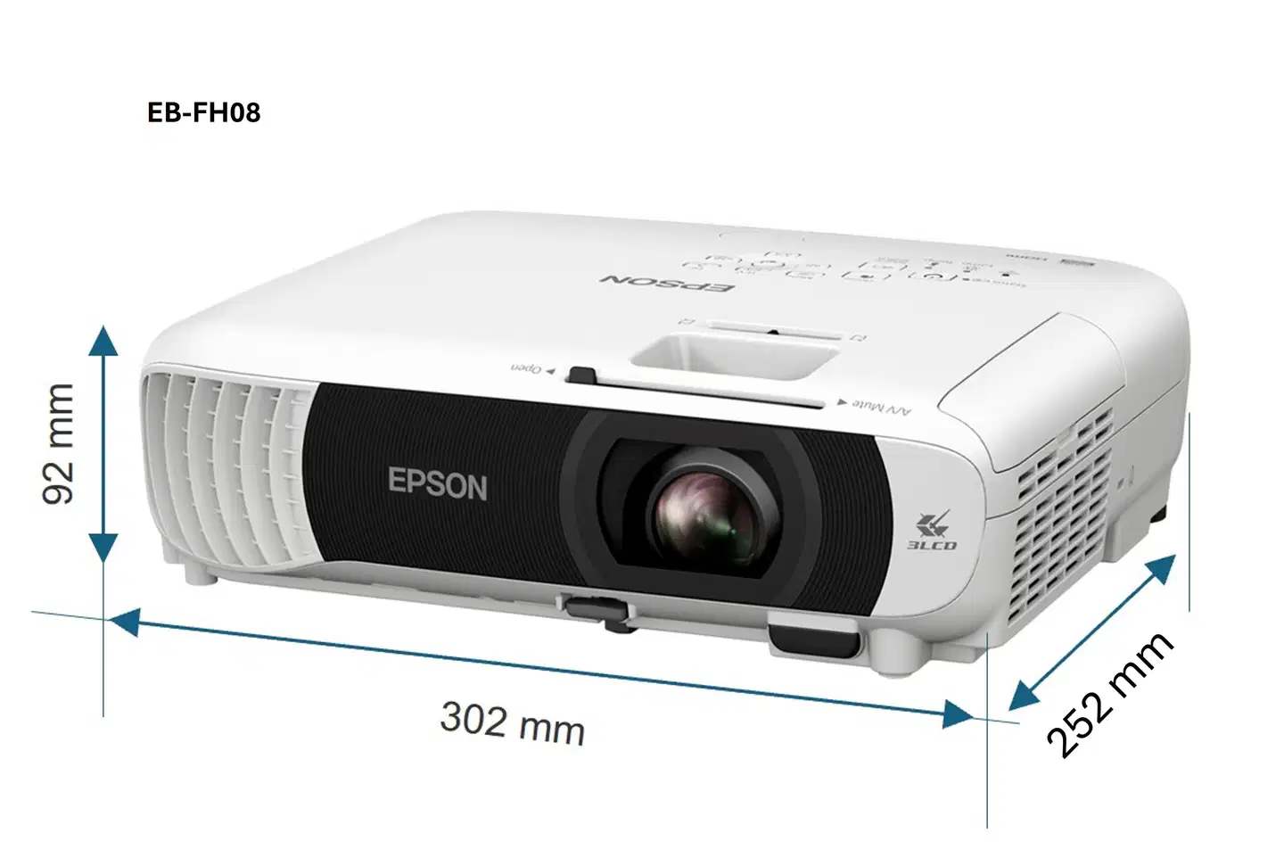 Epson Full HD -lamppuprojektori EB-FH08 - 7