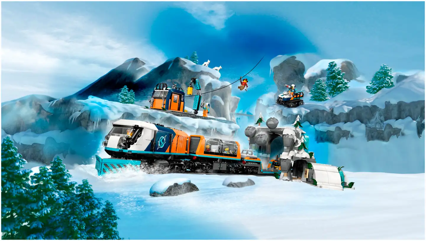 LEGO® City Trains 60470 Arktisten tutkimusretkeilijöiden pikajuna - 5