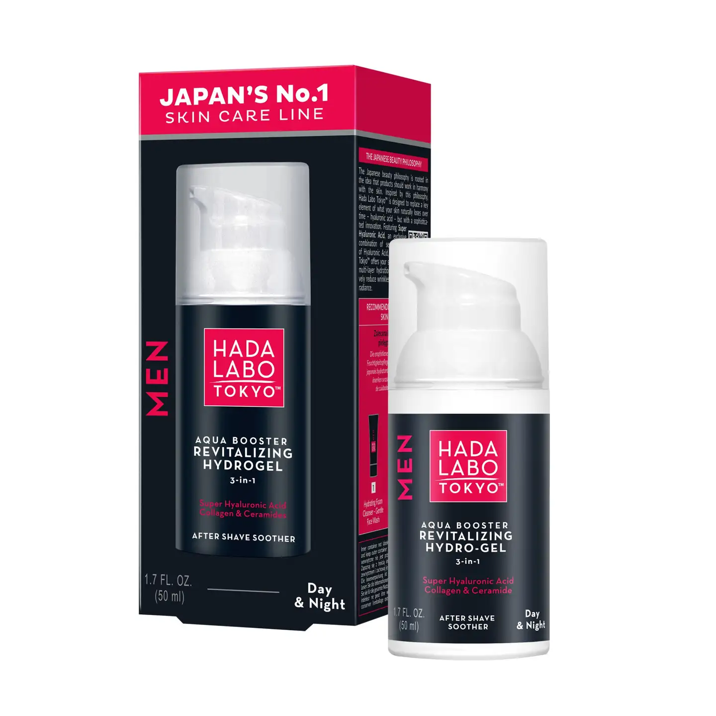 HADA LABO TOKYO MEN Aqua Booster Revitalizing Hydrogel -seerumi50ml - 3