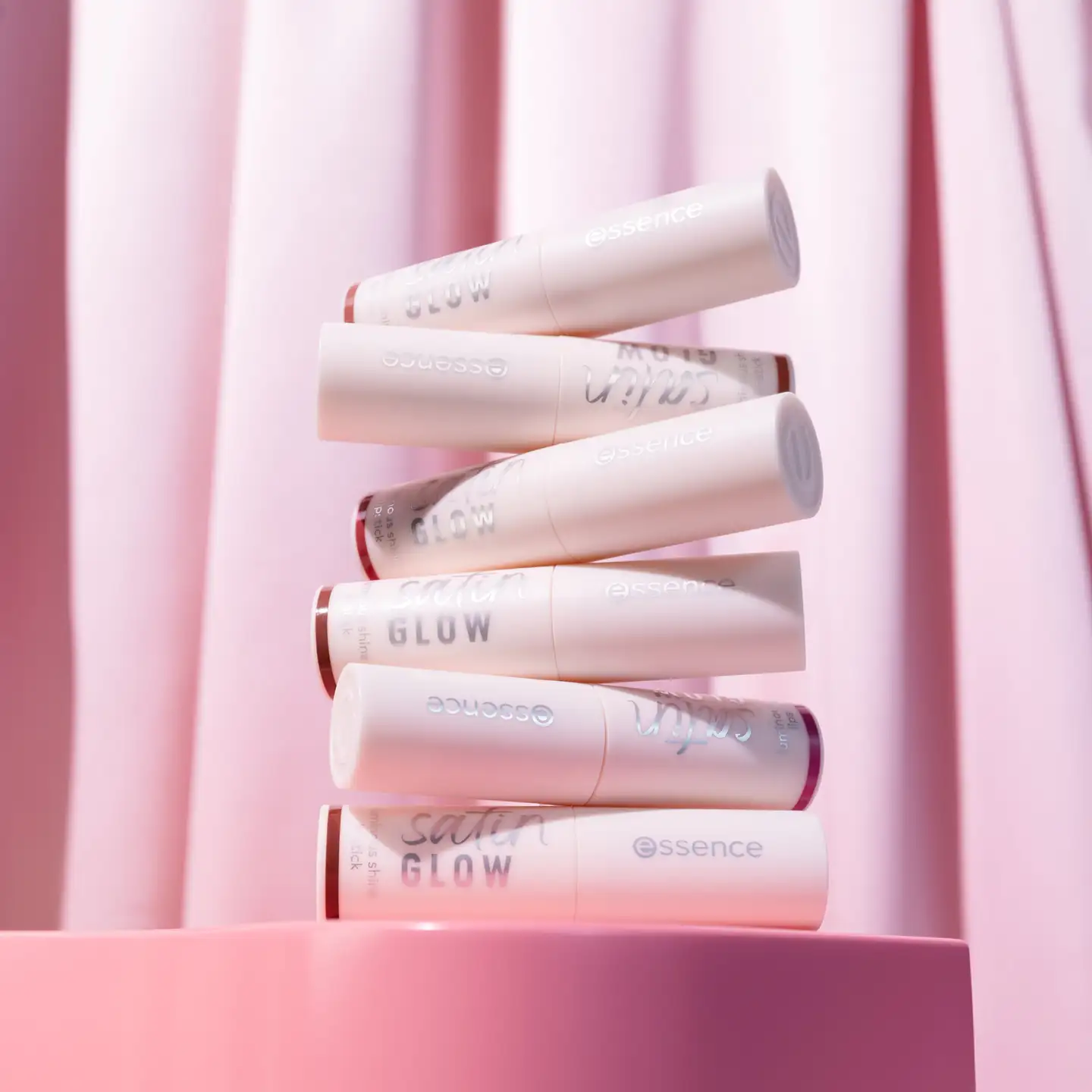 essence satin GLOW luminous shine lipstick 01 Whole Latte Love 3.5 g - Whole Latte Love - 8