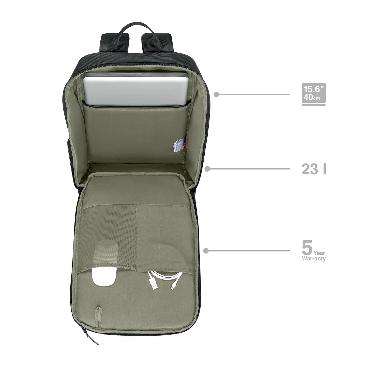 Wenger UrbanOne selkäreppu 15,6" tietokoneelle - 11