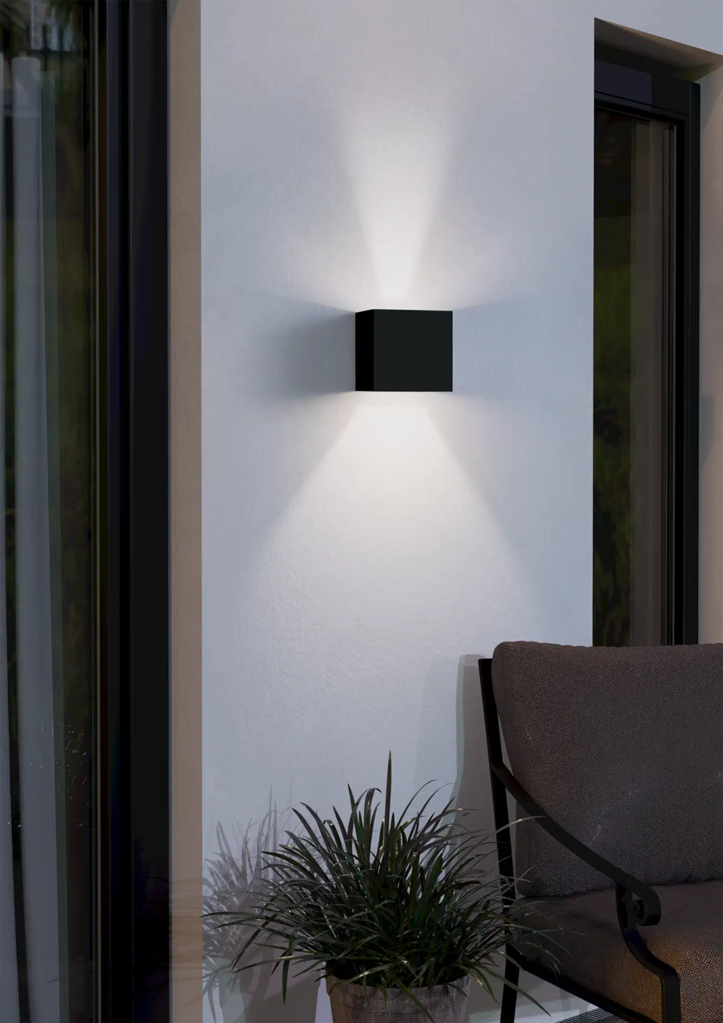 EGLO ulkoseinävalaisin BARCAROLA-E LED, 4,5W, musta, IP44 - 2