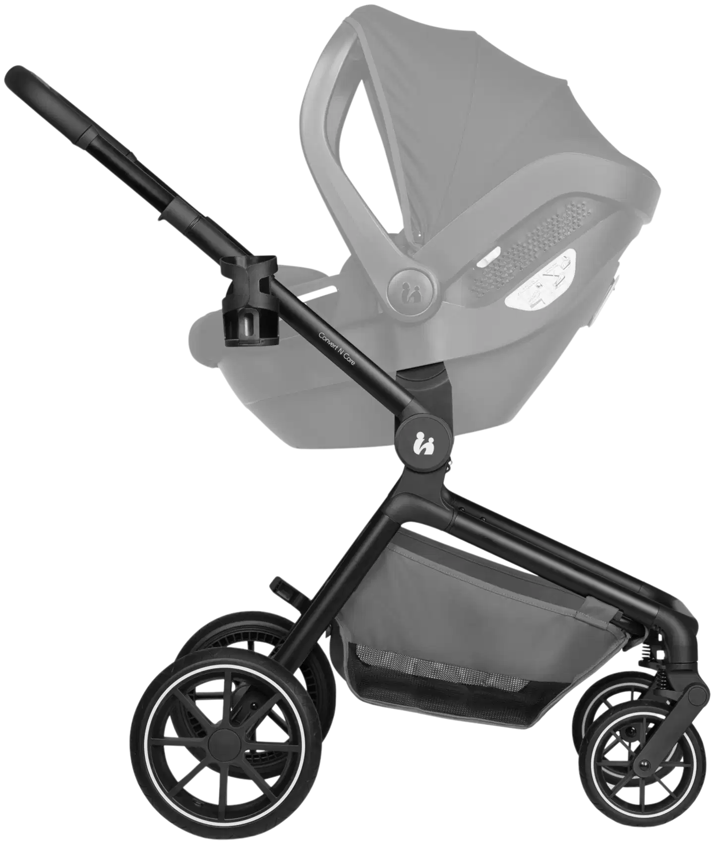 Hauck rattaat Convert N Care tummanharmaa - 7