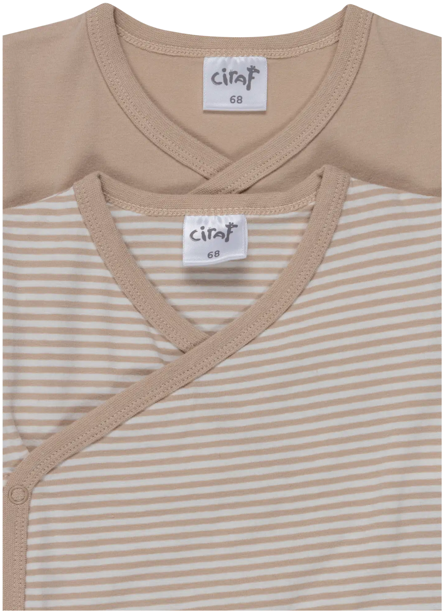 Ciraf vauvojen kietaisubody 250B263016 2-pack - beige stripes - 3
