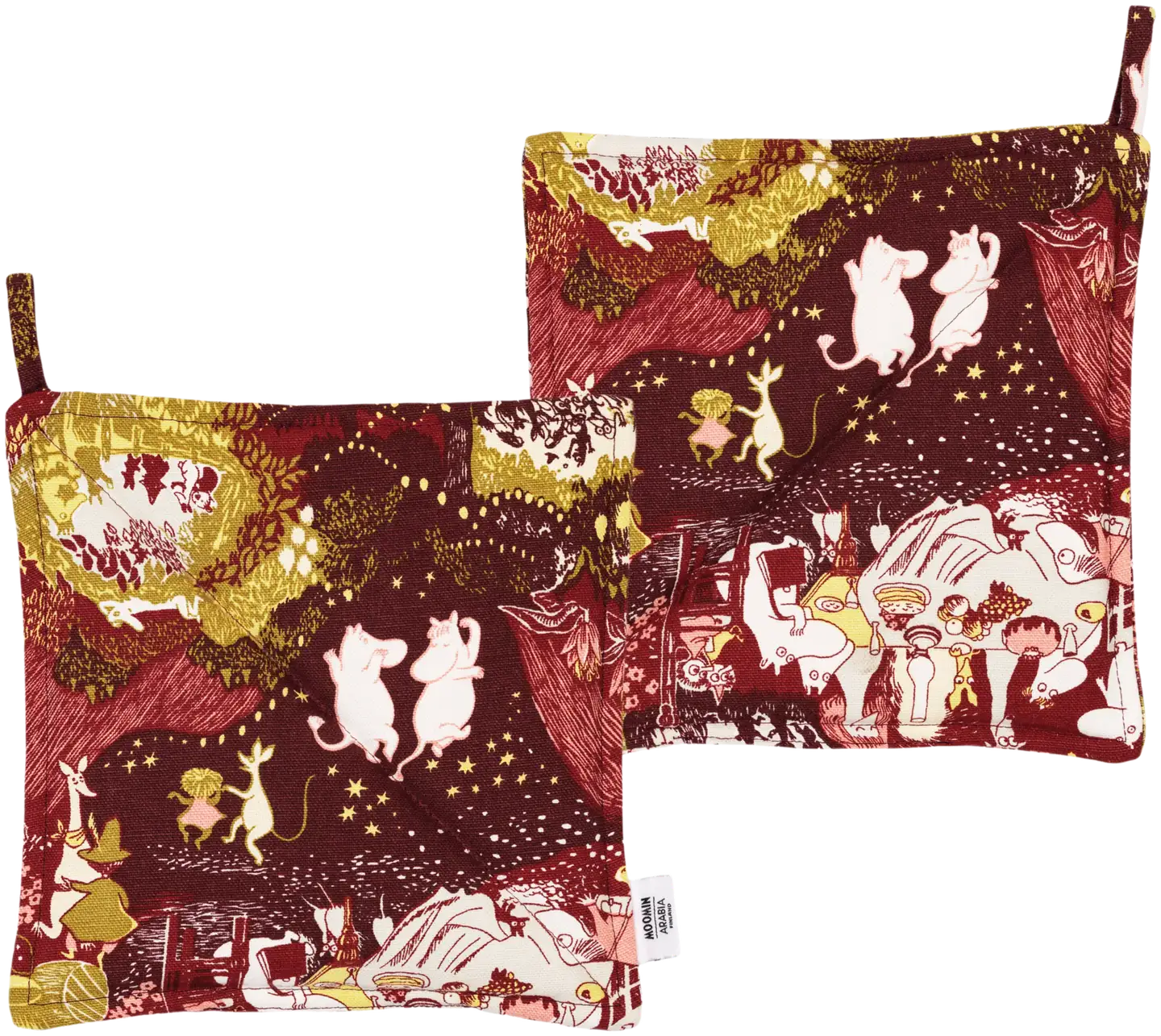 Moomin Arabia Finland patalappu 2kpl 22x22cm Juhlan Aika