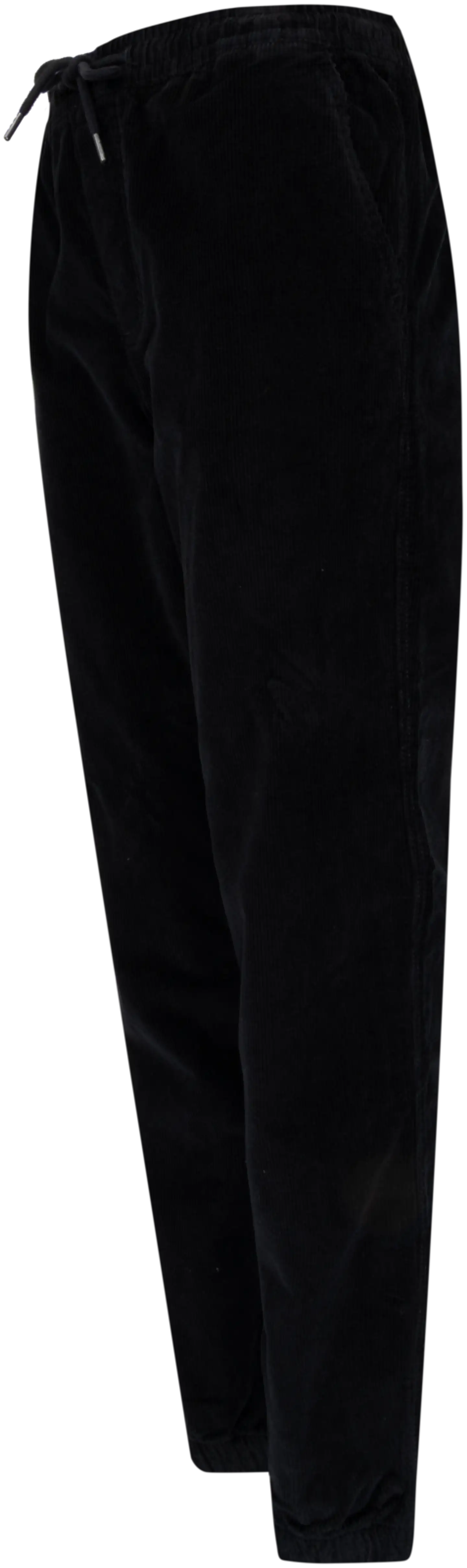 TEX miesten samettijoggerit I992604 - Anthracite - 2