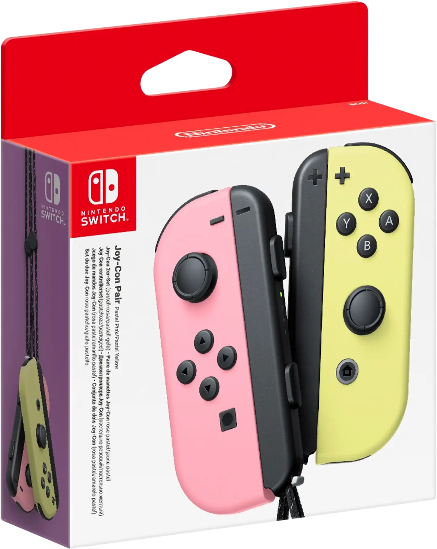 Nintendo Switch ohjainpari Joy-Con  Pastel Pink/Pastel Yellow - 1