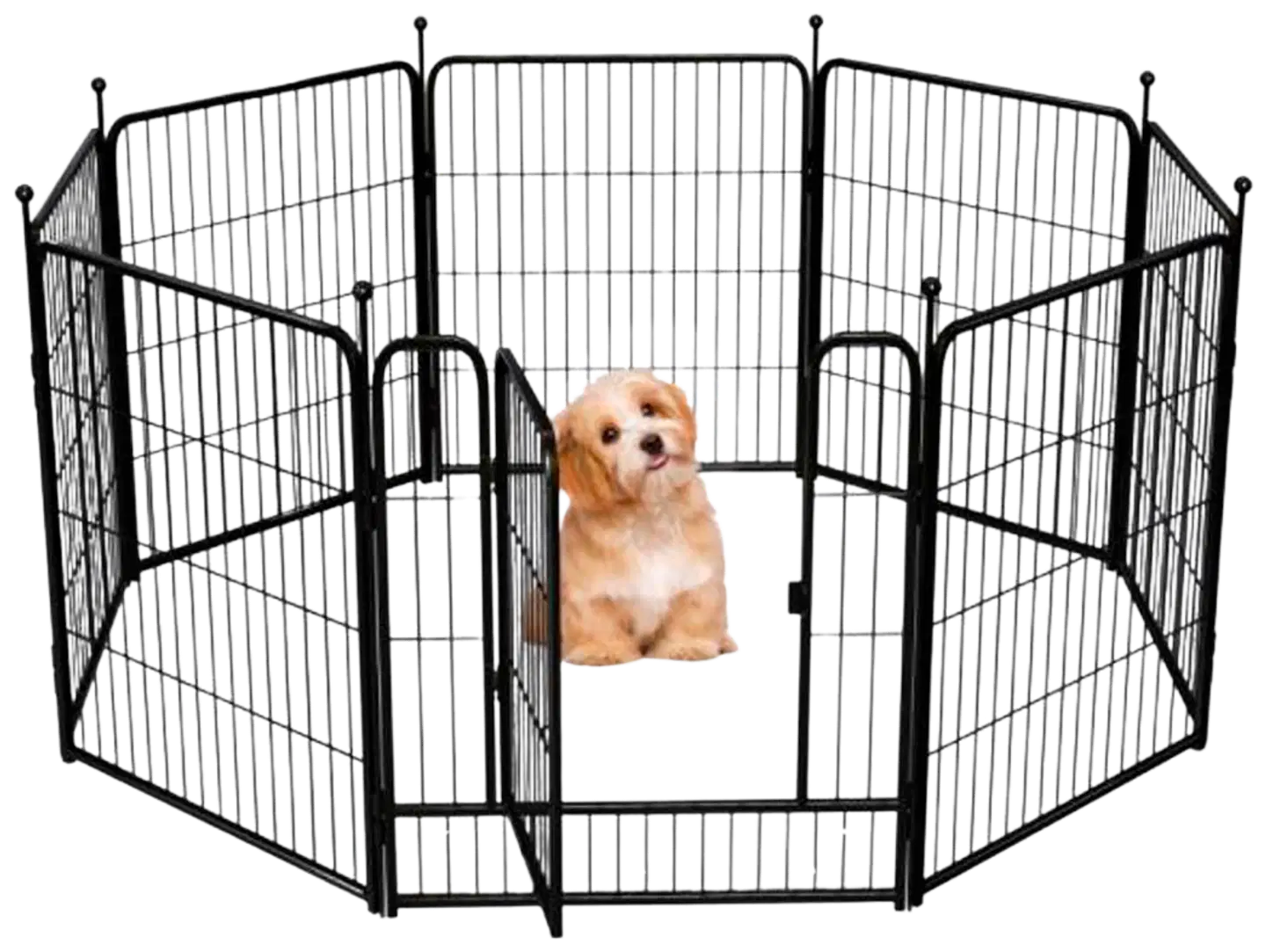 Trekker pentuaitaus Strong 8-paneelia M 80x77 cm musta - 1