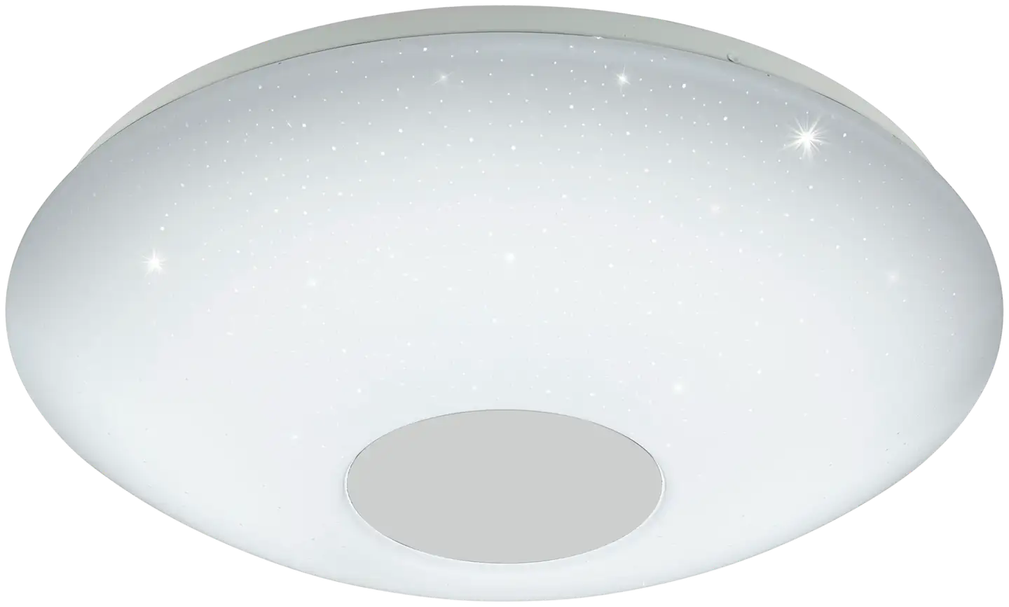 EGLO Kattovalaisin VOLTAGO 2 halk. 38cm 20,5W LED 2700-6500K 2800lm himmennettävä IP20 valkoinen kristalliefektillä - 2