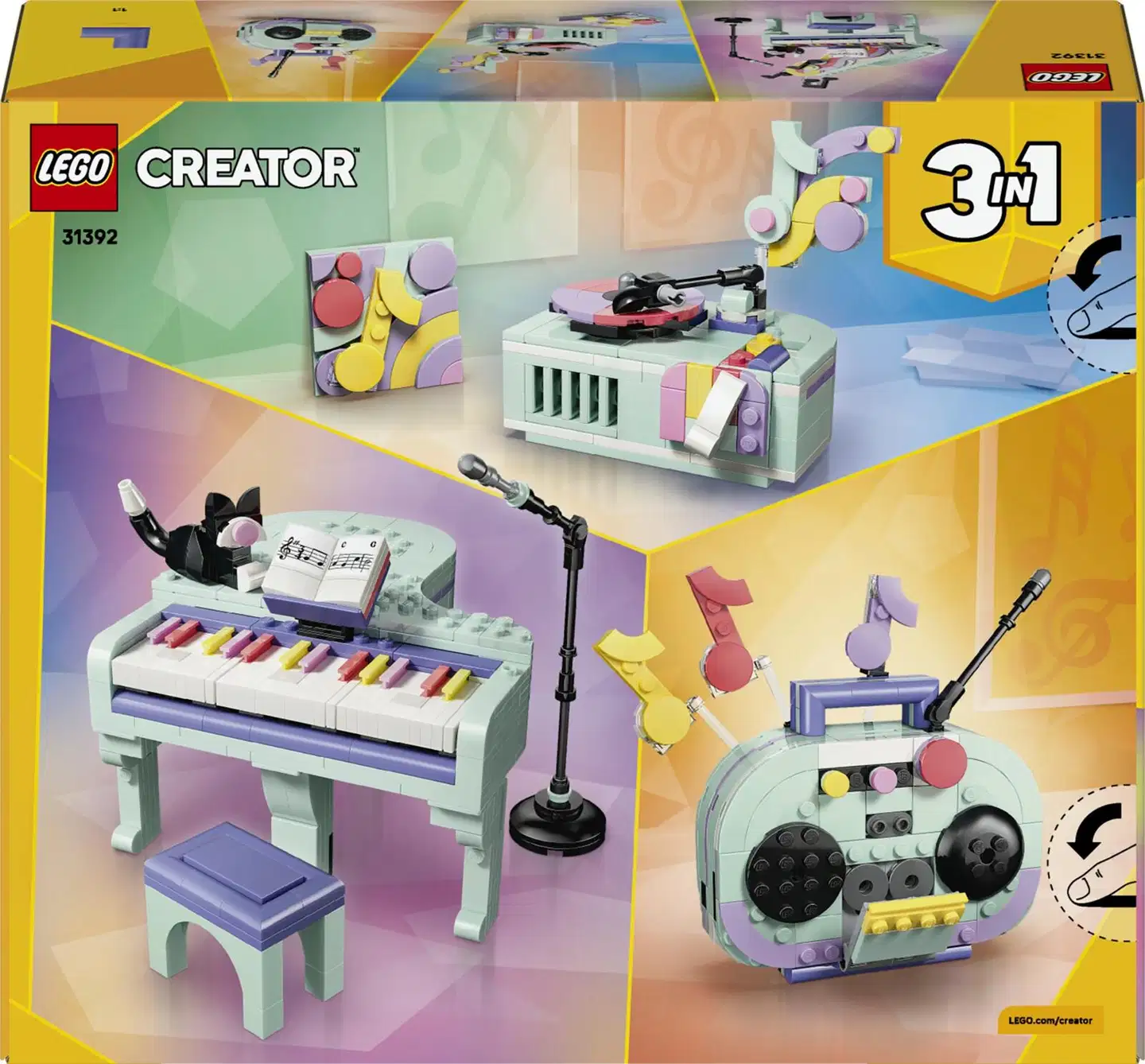 LEGO® Creator 31392 Koristepiano ja kissa - 4