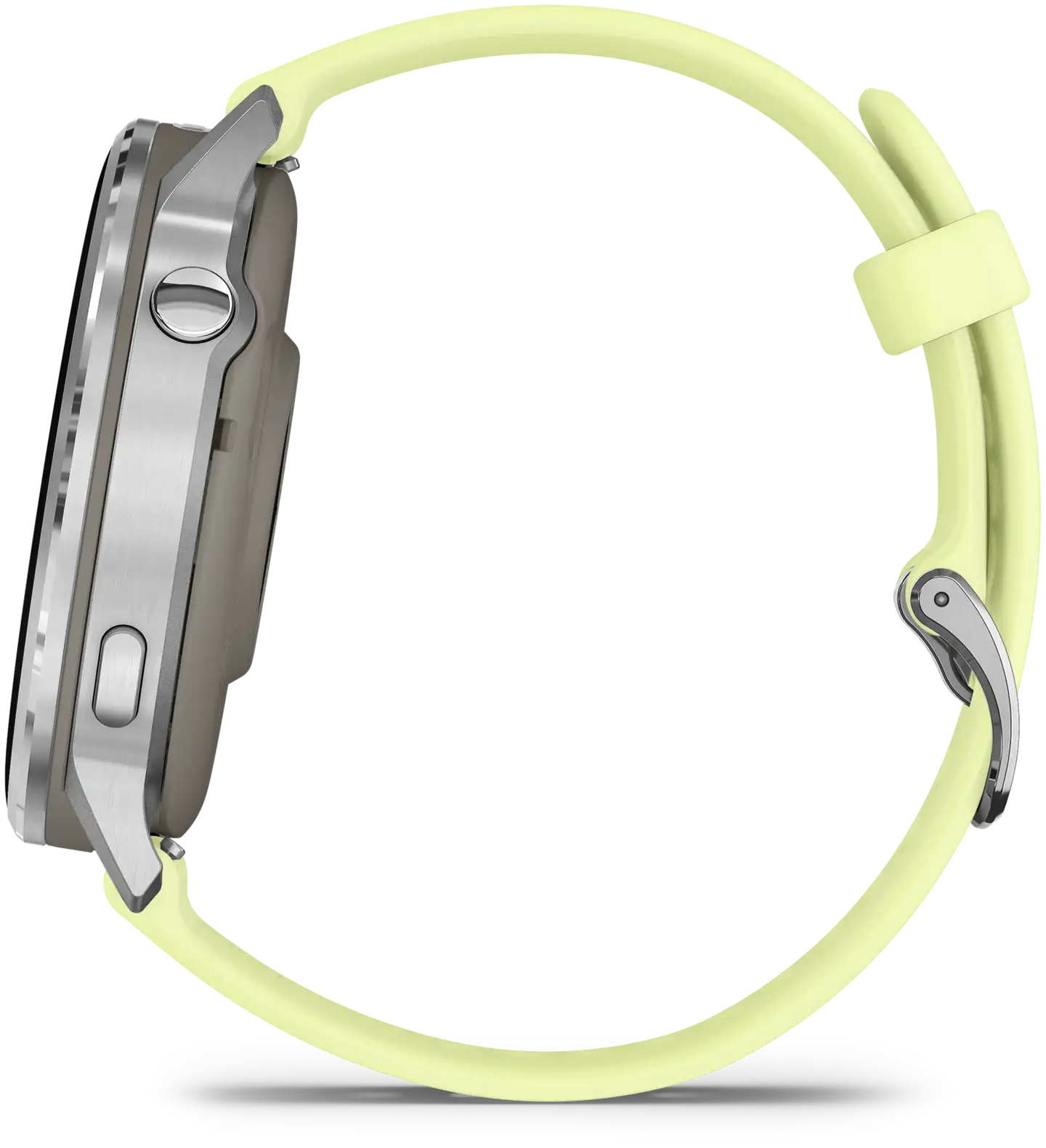 Garmin Venu 4 – 45 mm, Hopeanvärinen ja sitruunankeltainen silikonihihna - 7