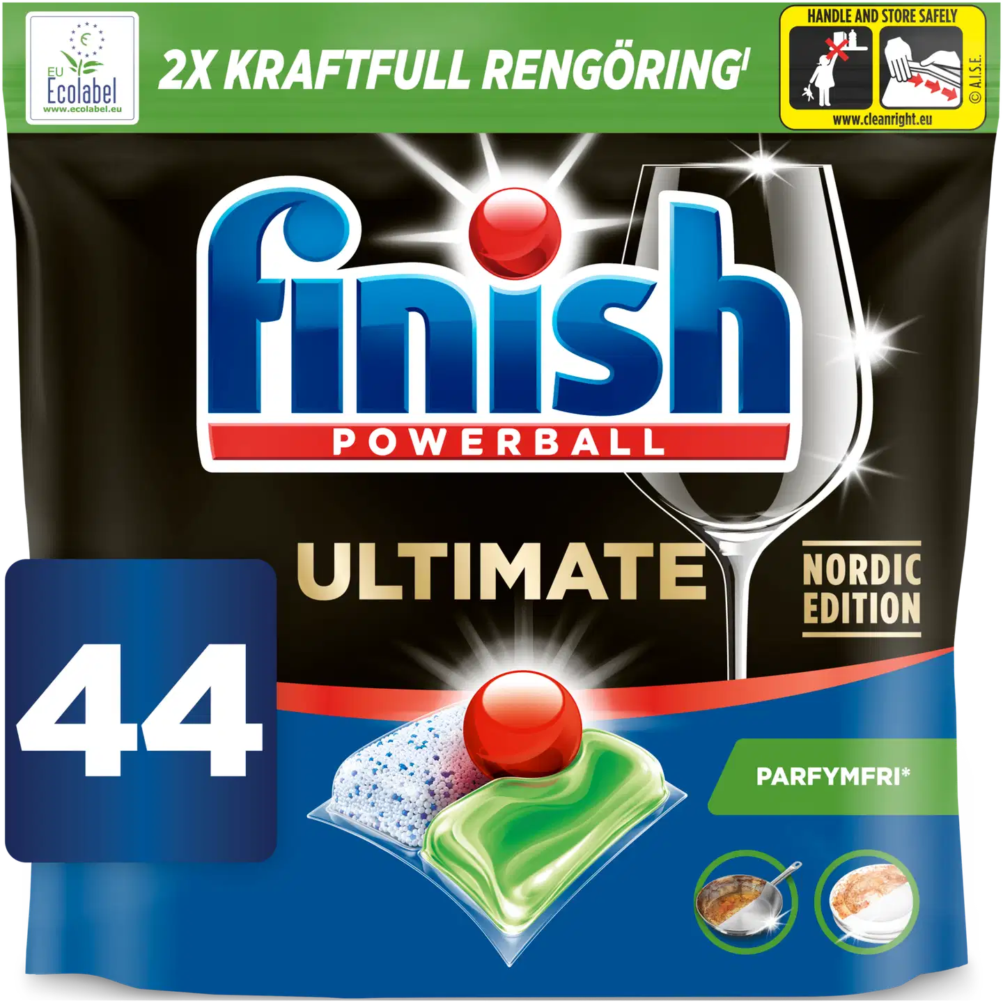 Finish Ultimate Hajusteeton konetiskikapseli 44kpl