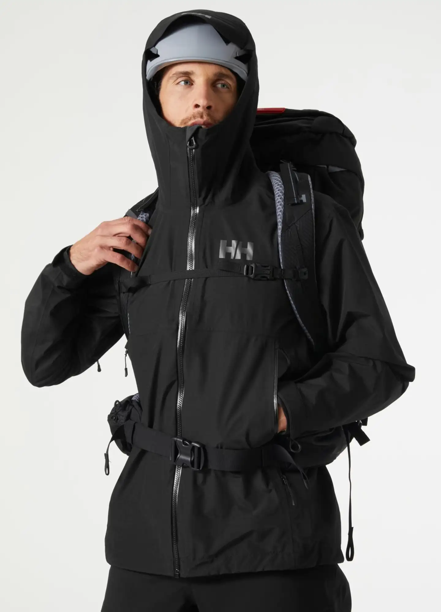 Helly Hansen miesten 3-kerros kuoritakki Blaze 3L Shell Jacket 63143 - BLACK - 4