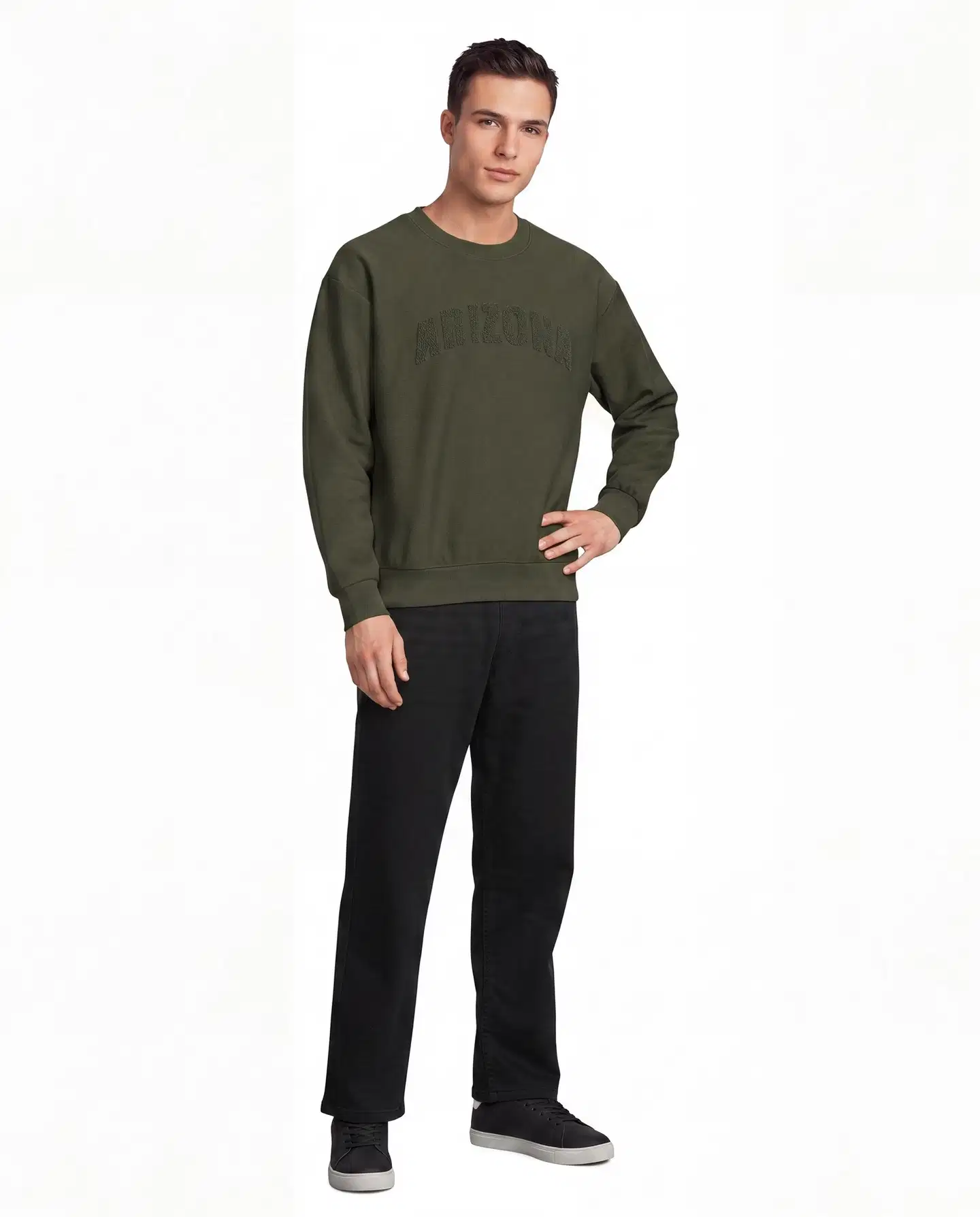WKLY. miesten collegepusero Arizona 195W312627 - Khaki - 4