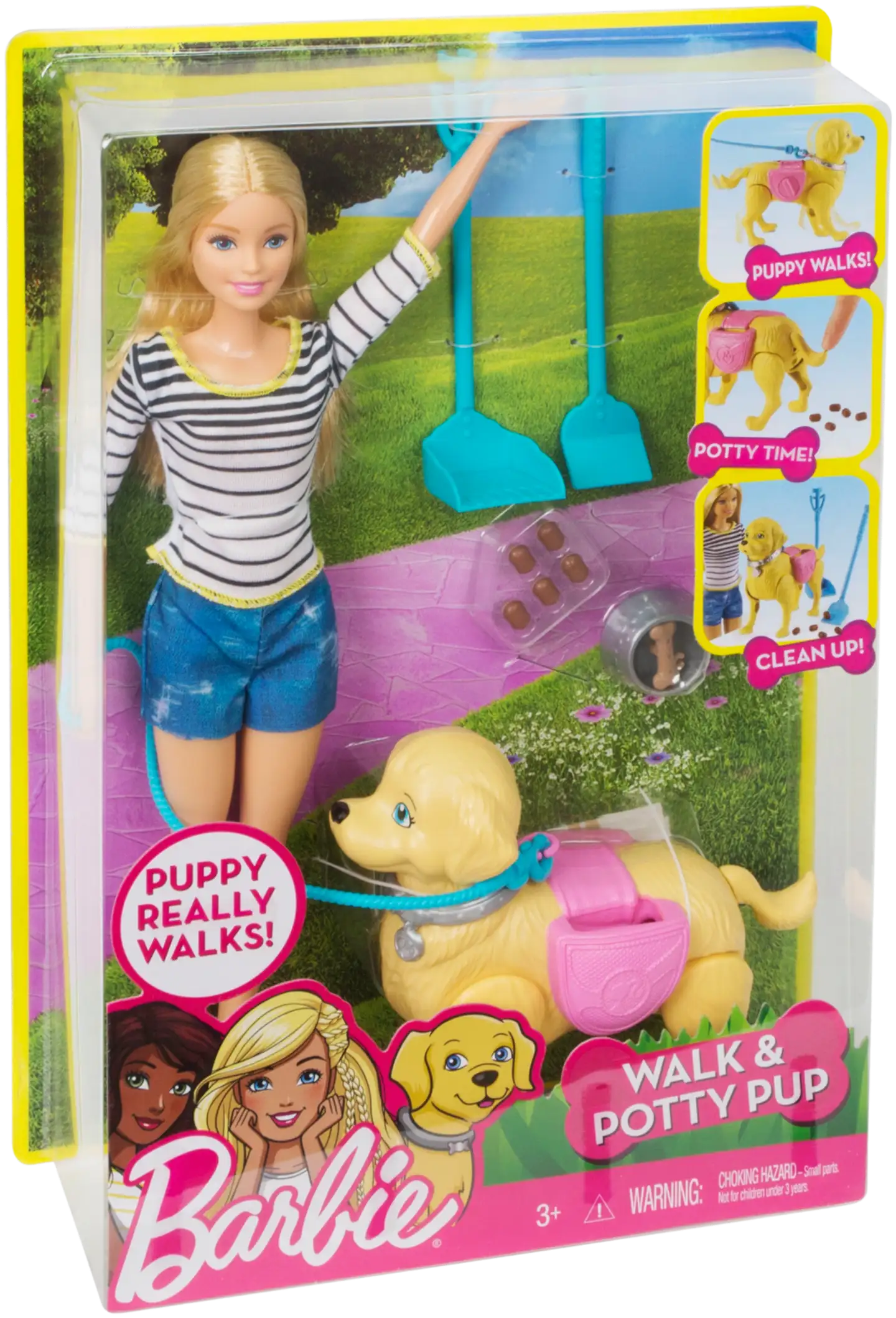 Barbie Walk & Potty Pup And Doll Dwj68 - 1