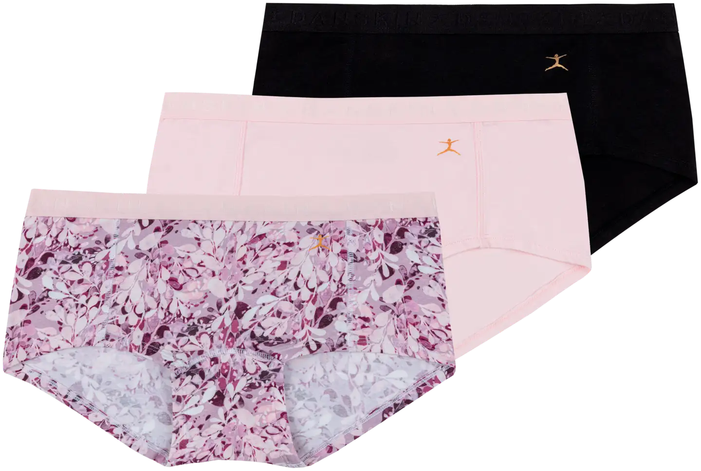 Danskin naisten hipsterit 210D332550 3-pack - Multicolor - 1