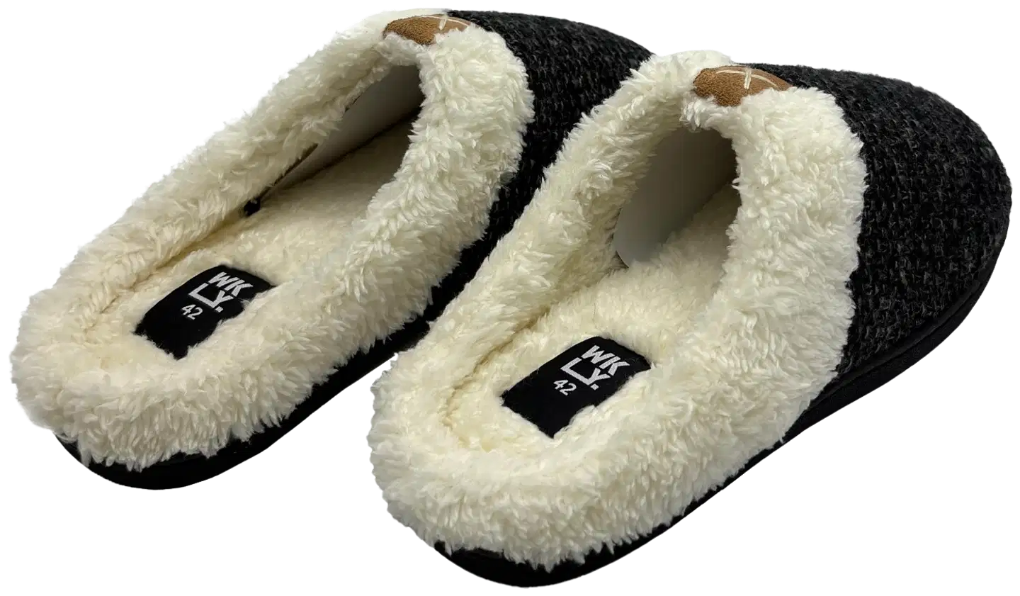 WKLY. miesten tossut Hut Slipper - Black - 2