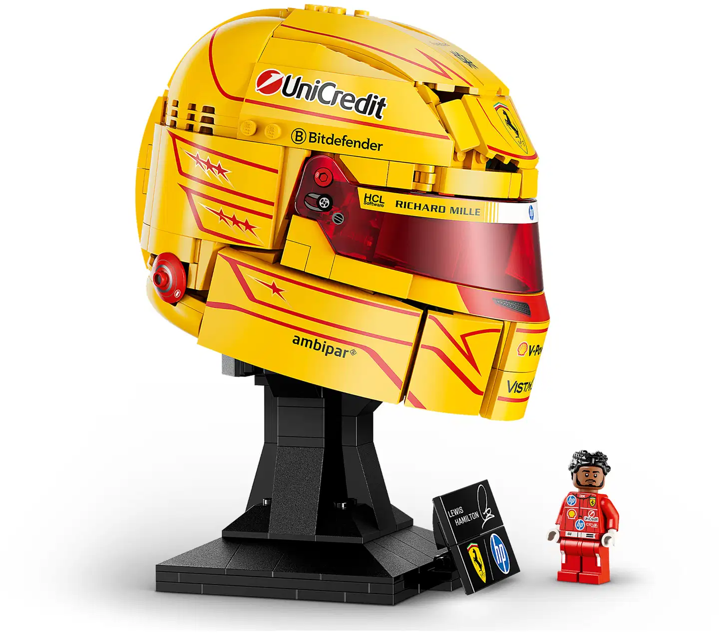 LEGO® Editions Formula 1 43022 Scuderia Ferrari HP -kypärä – Lewis Hamilton - 3