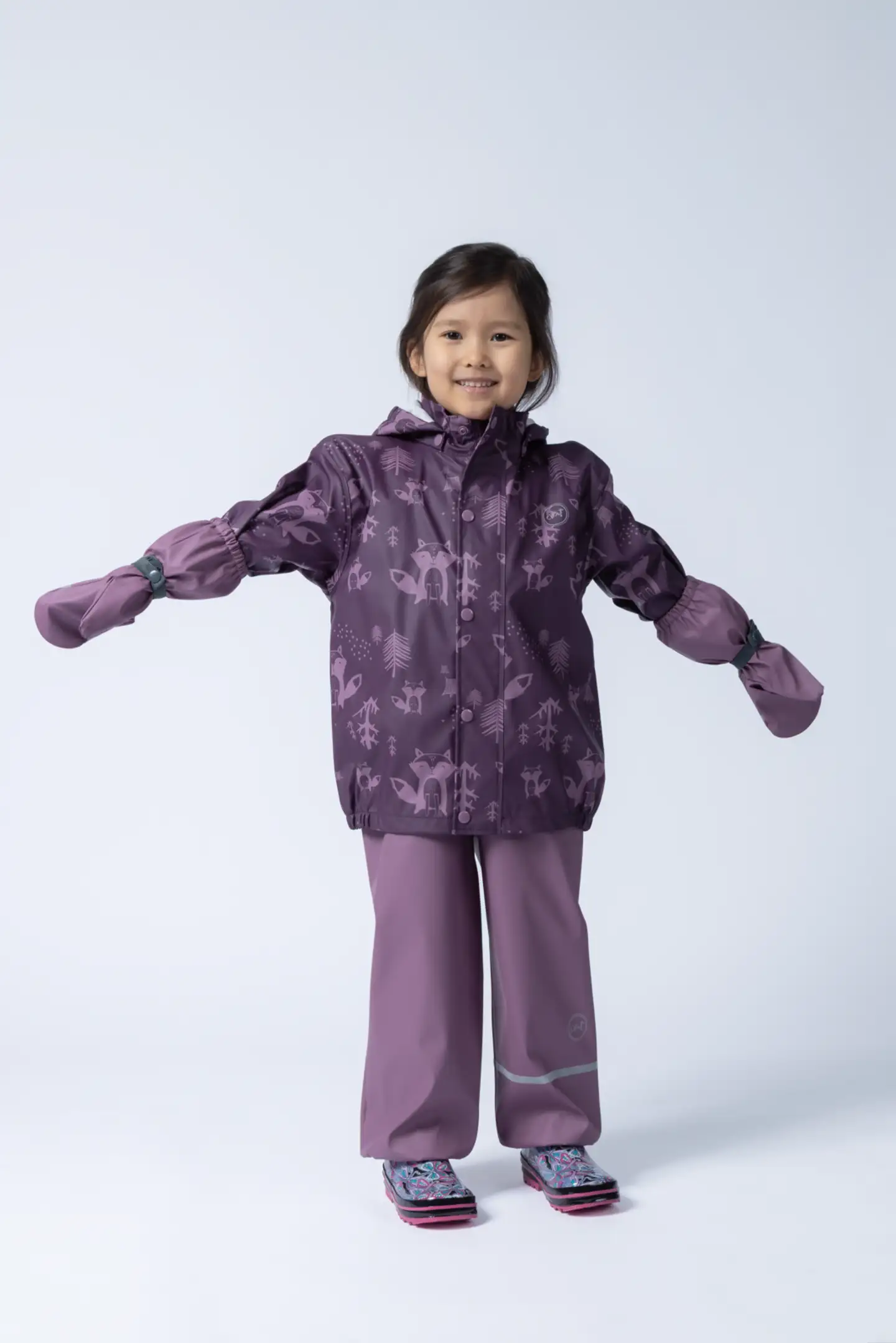 Ciraf lasten sadetakki Ibbe - Purple - 5