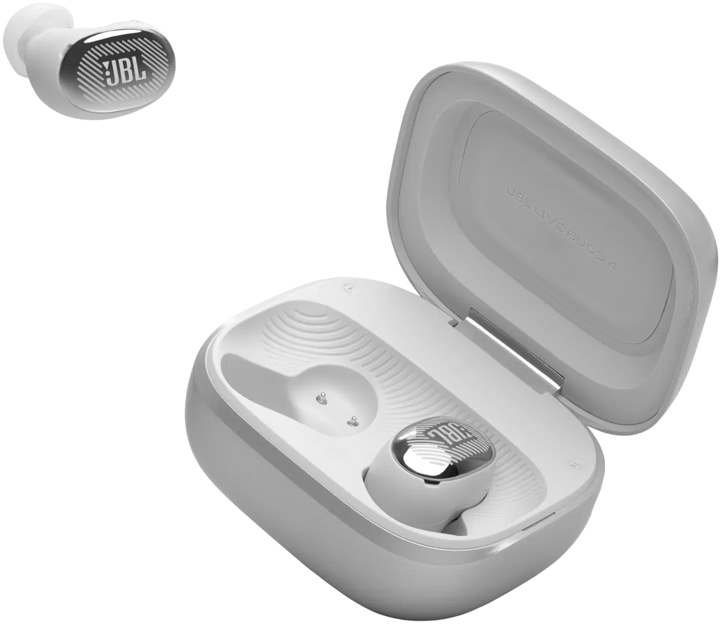 JBL langattomat vastamelunappikuulokkeet Live Buds 4 hopea - 10