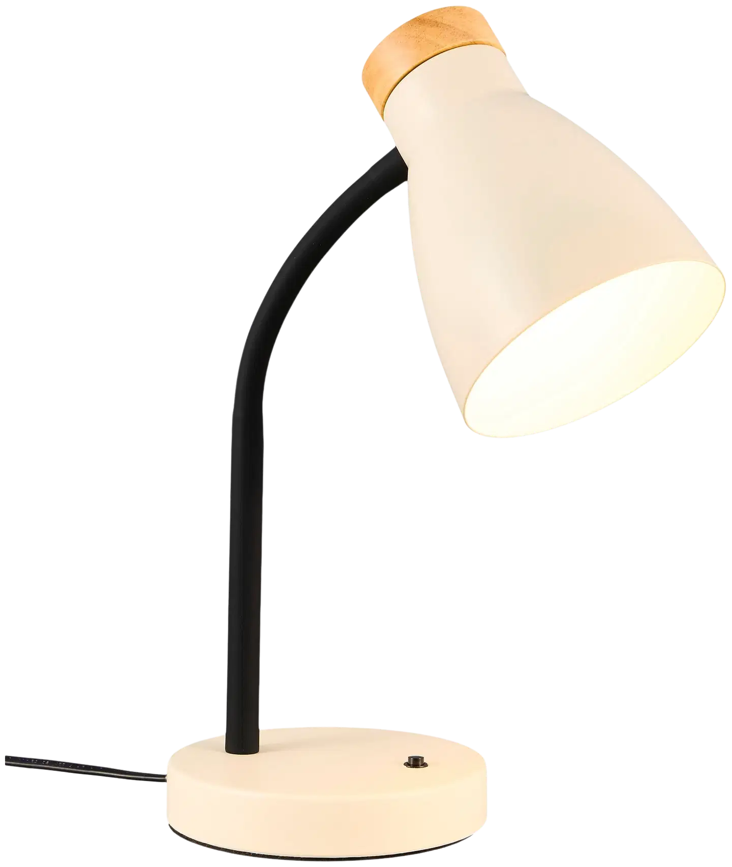Airam Anoom pöytävalaisin E27 beige/puu - 1