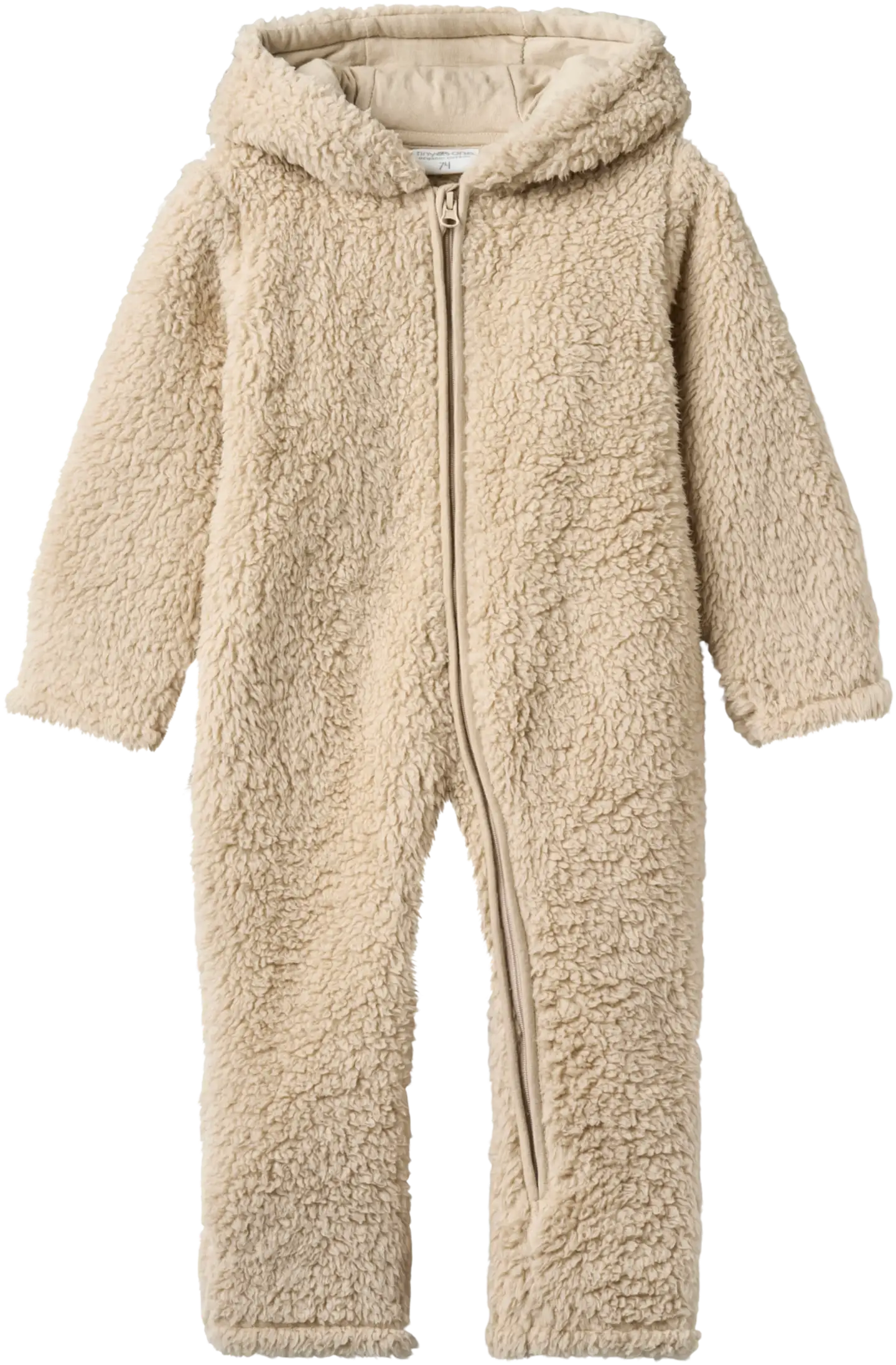 Tiny One vauvojen fleecehaalari Teddy - Cement - 1