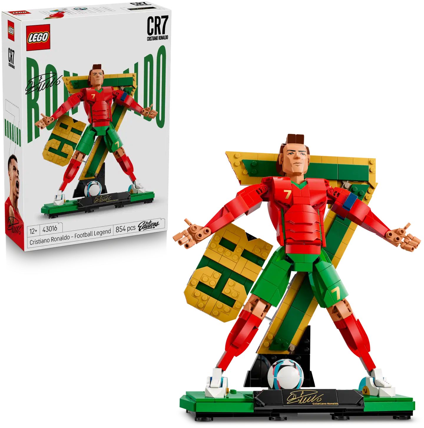 LEGO® Editions Football 43016 Cristiano Ronaldo – jalkapallolegenda - 1