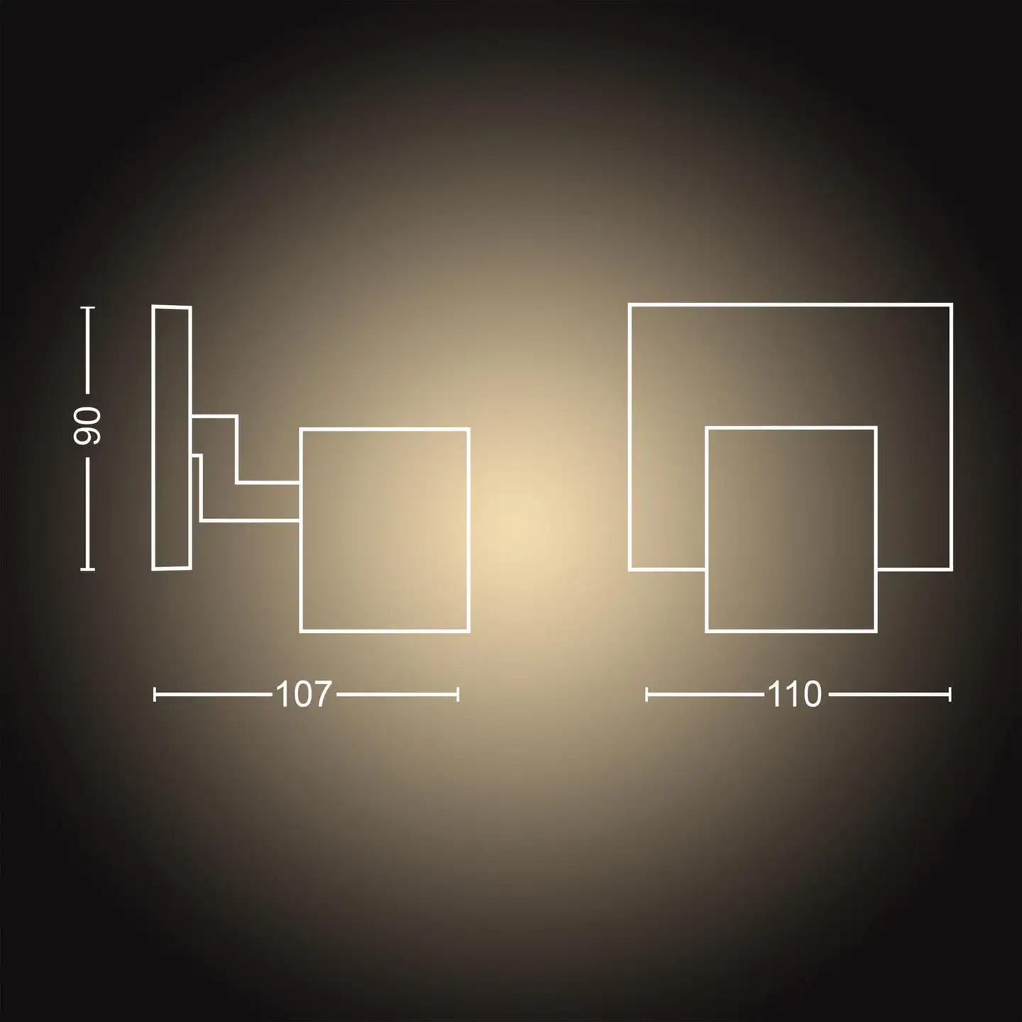 Philips Hue Runner -lisäkohdevalaisin 4.2W 2200-6500K 400LM musta - 4