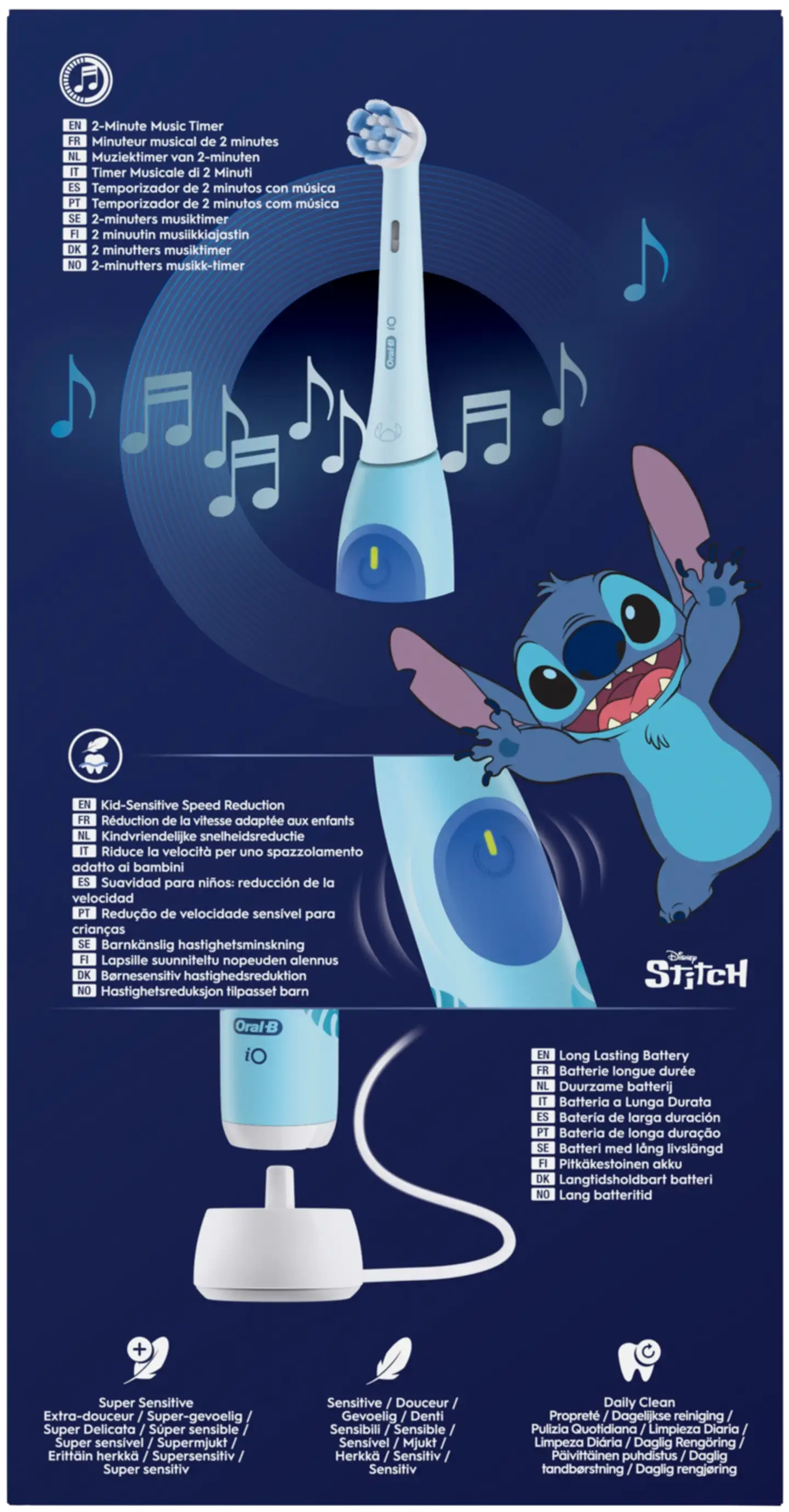 Oral-B iO Kids Stitch sähköhammasharja ja matkakotelo - 3
