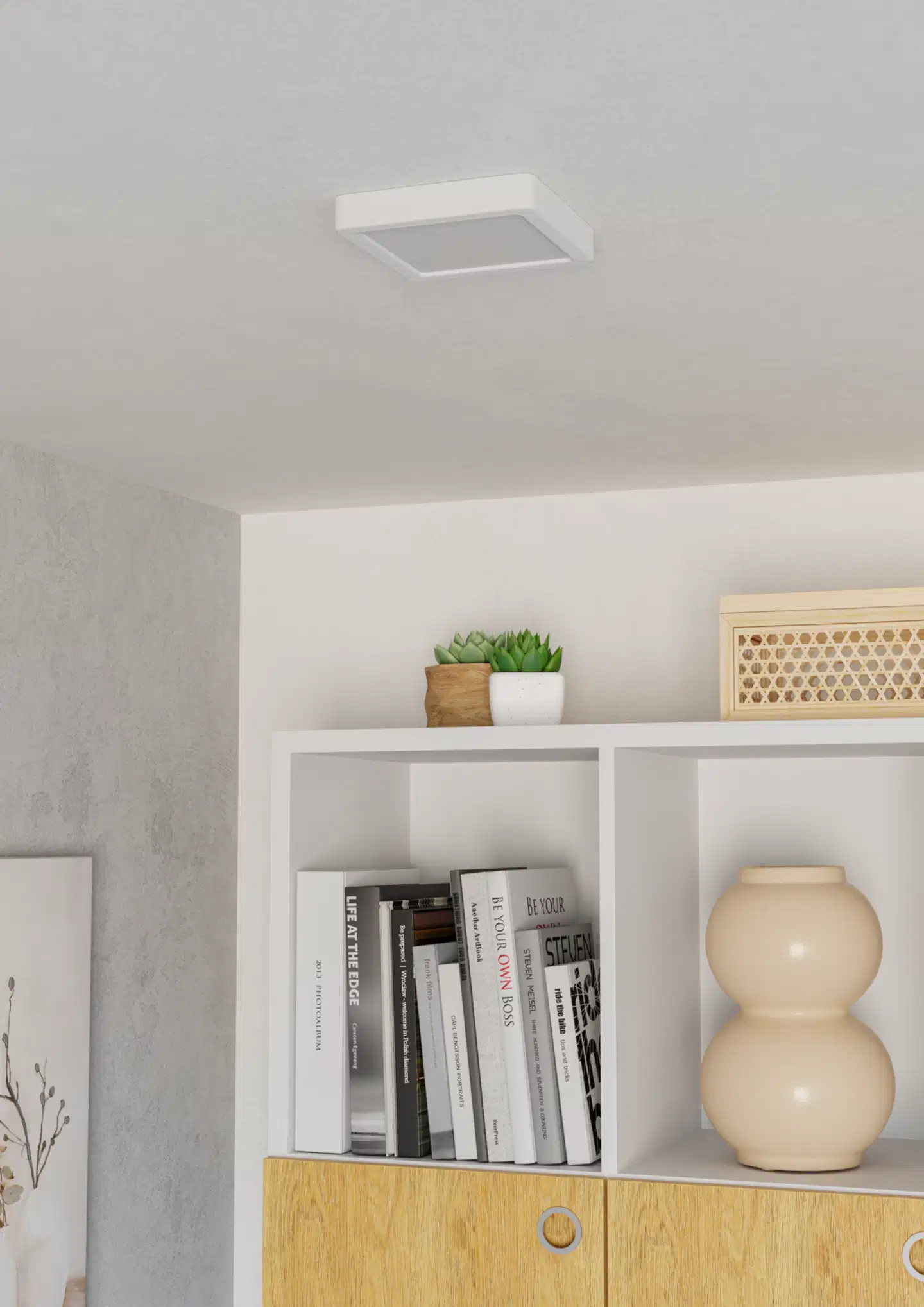 EGLO kattovalaisin Fueva 6 LED 7W CCT 15x15 cm valkoinen - 9