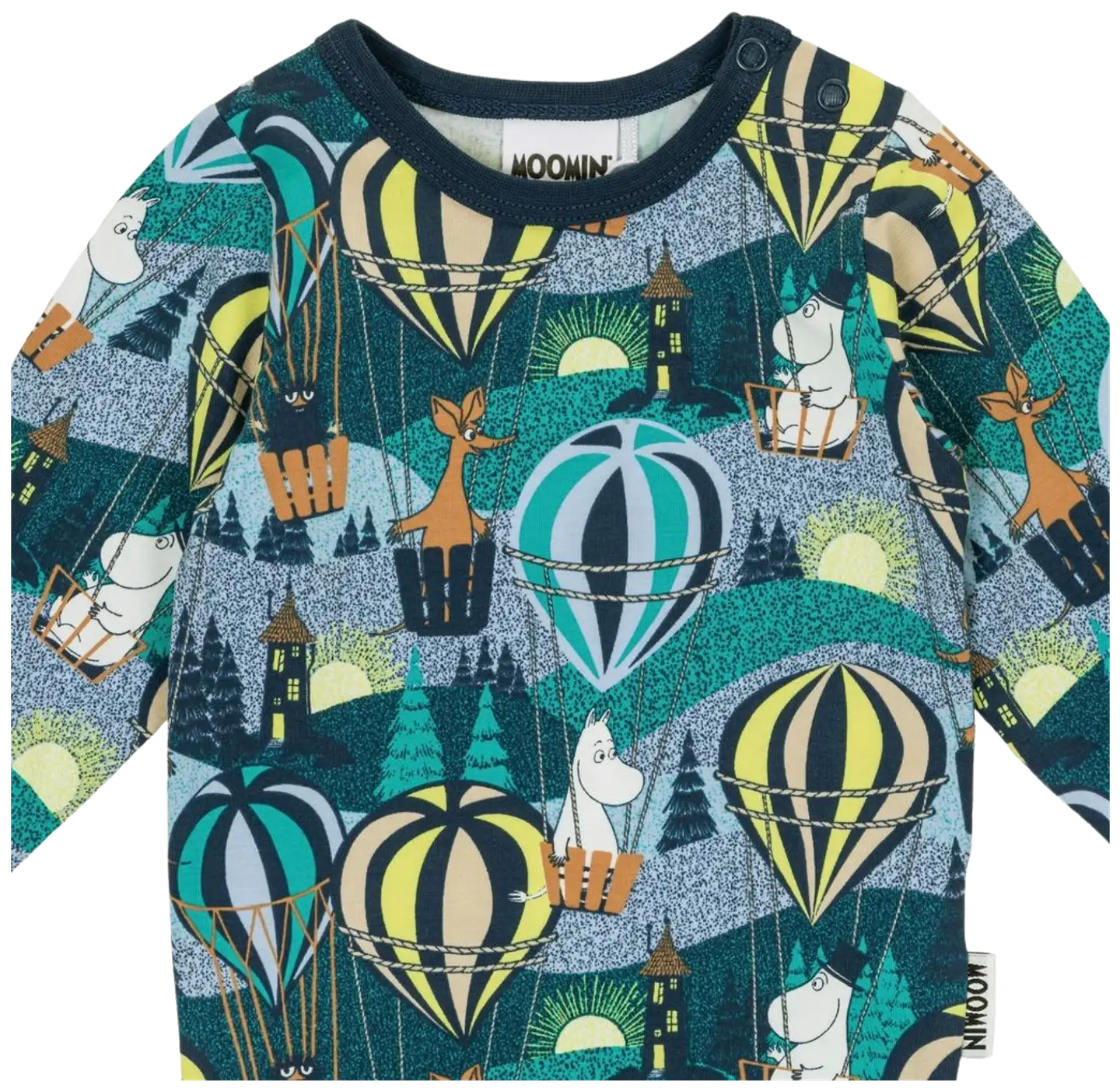 Muumi vauvojen body Aamulento 591099 - SININEN - 2