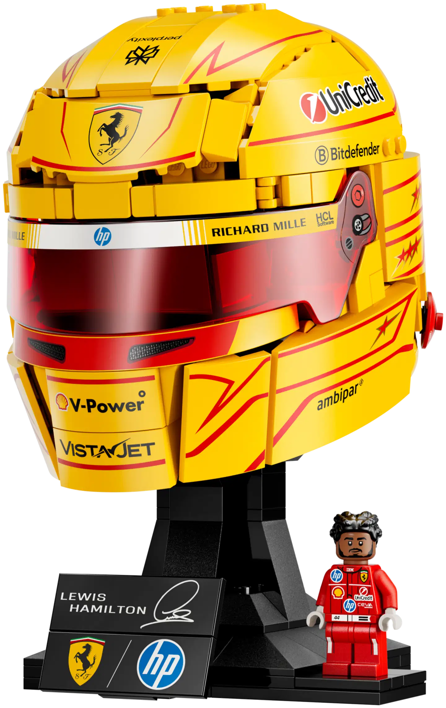 LEGO® Editions Formula 1 43022 Scuderia Ferrari HP -kypärä – Lewis Hamilton - 2