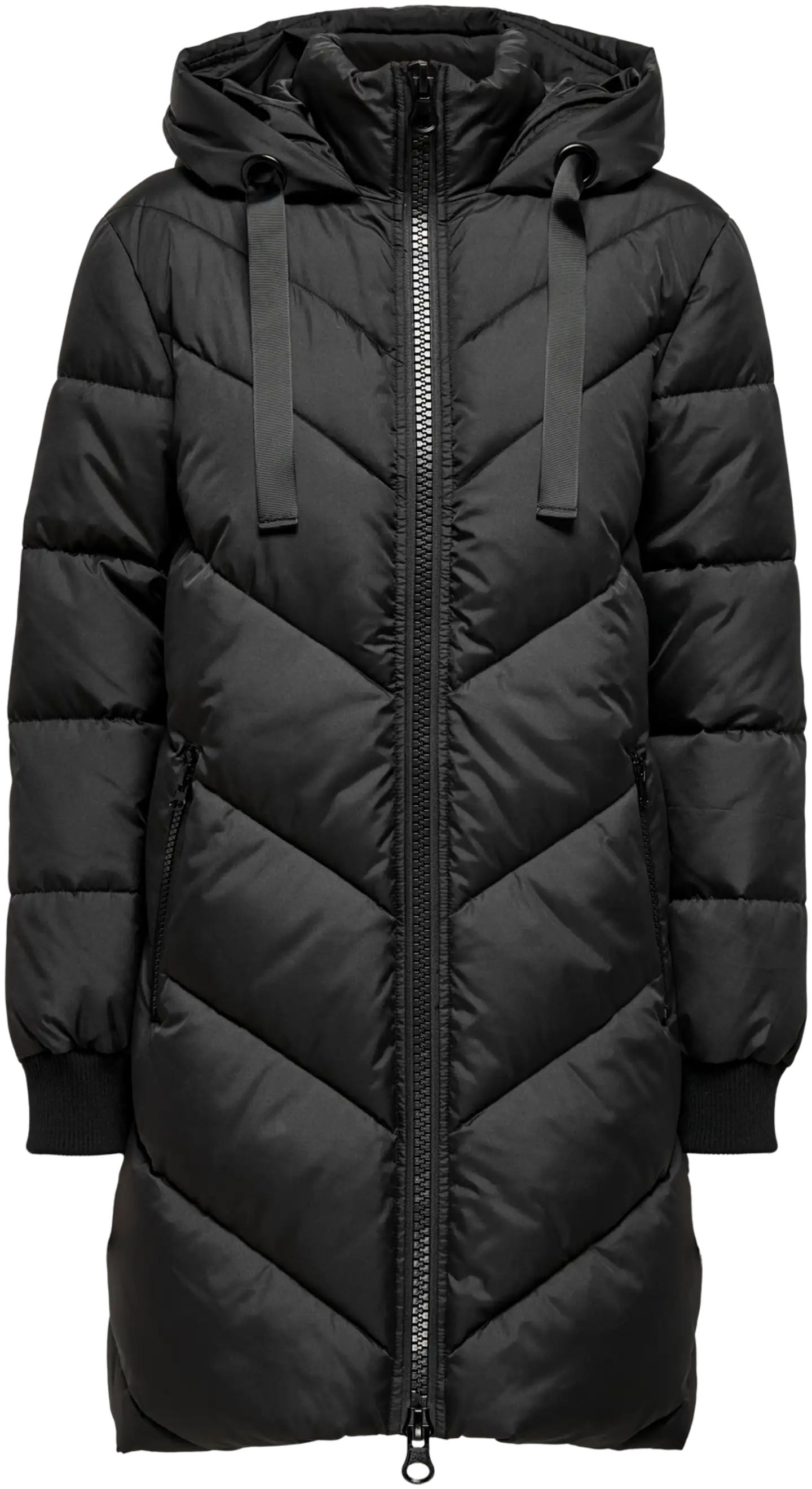 JDY naisten hupullinen toppatakki Jdyskylar - BLACK - 1