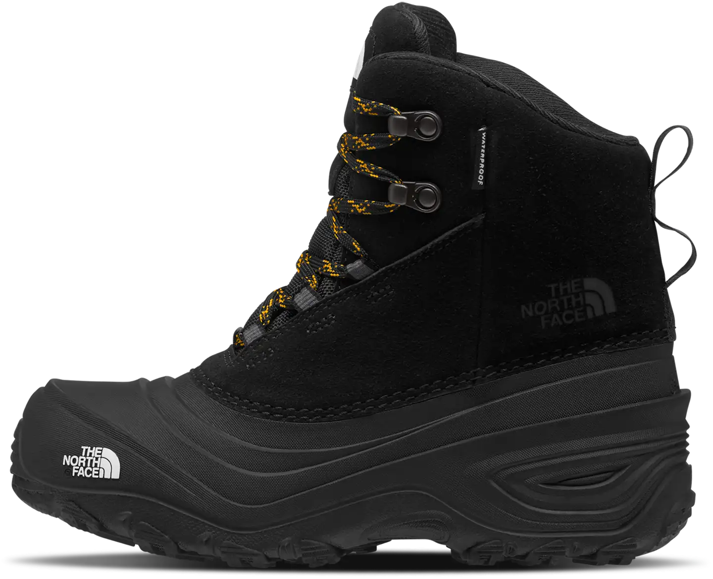 The North Face lasten vedenpitävä talvijalkine Y Chilkat V Lace WP - TNF BLACK/TNF BLACK - 1