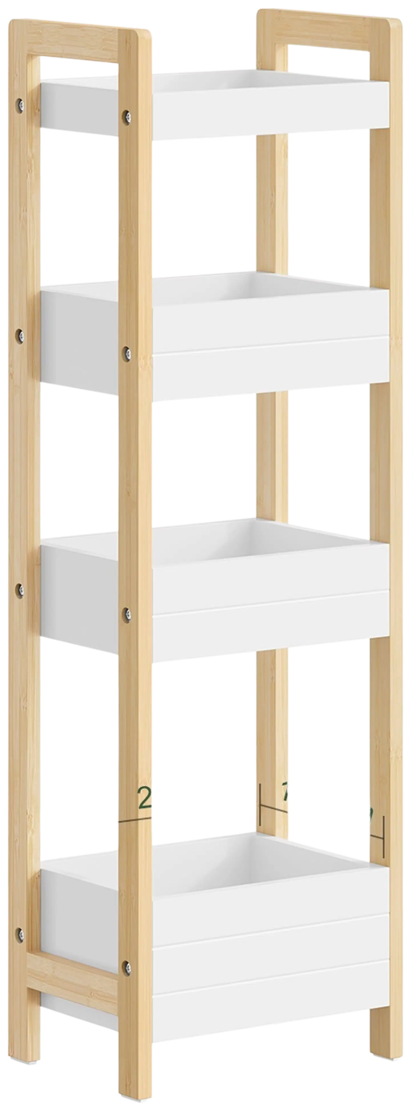 SoBuy säilytyshylly valkoinen FRG226-H-WN - 3
