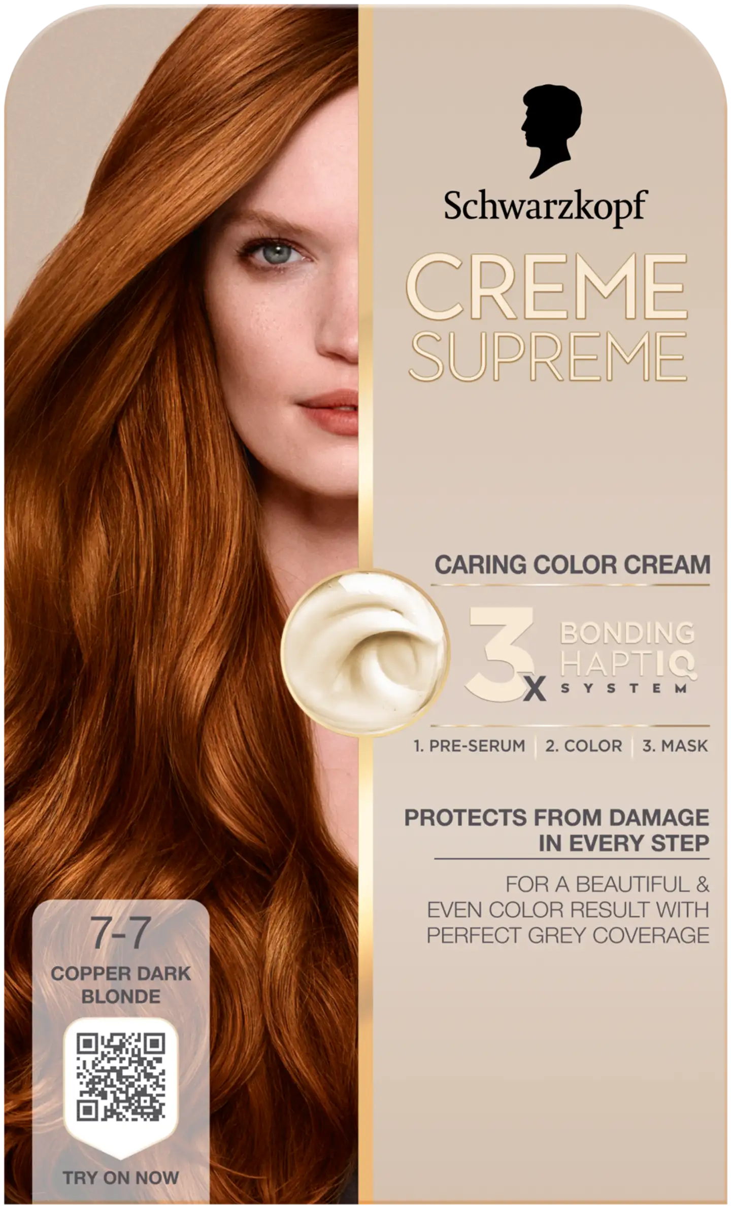 Creme Supreme 7-7 Kuparin Tummanvaalea