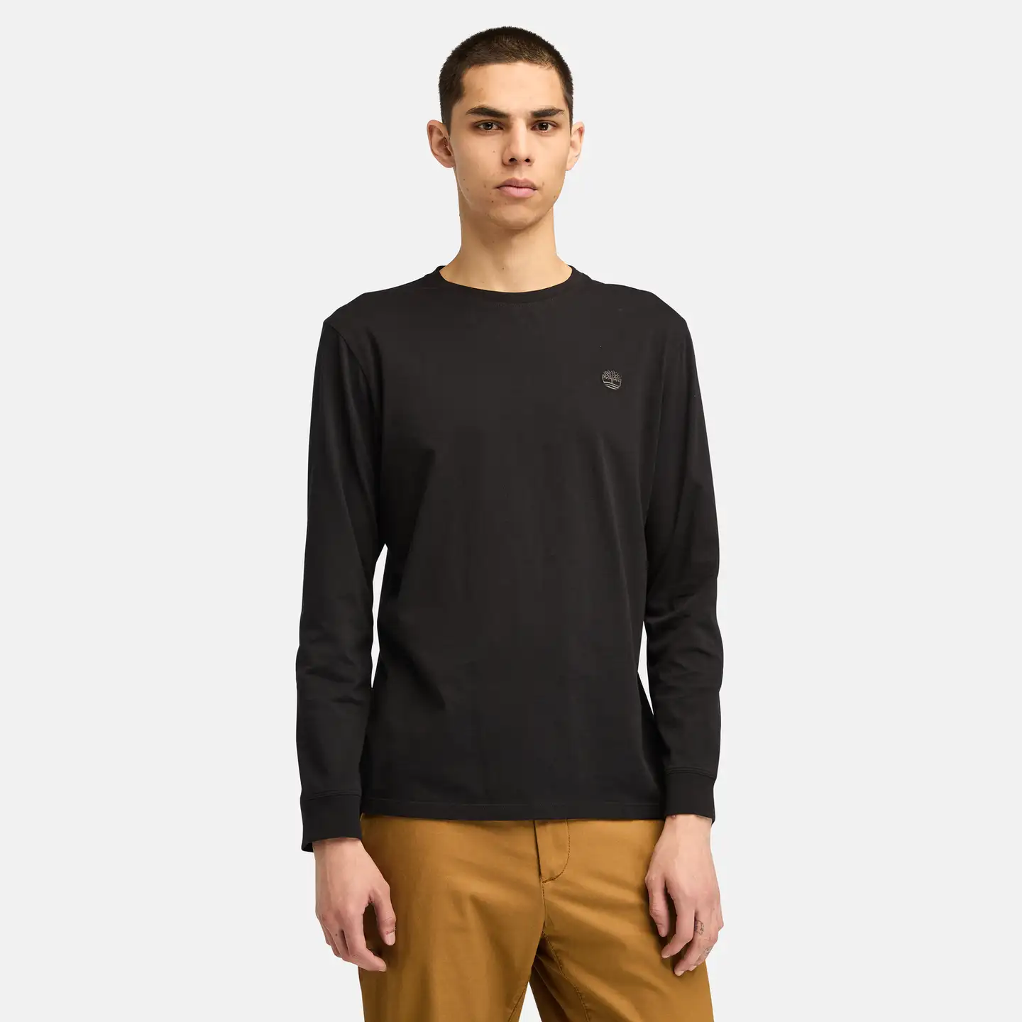 Timberland pitkähihainen t-paita Oyster River - BLACK/PAVEMENT - 3
