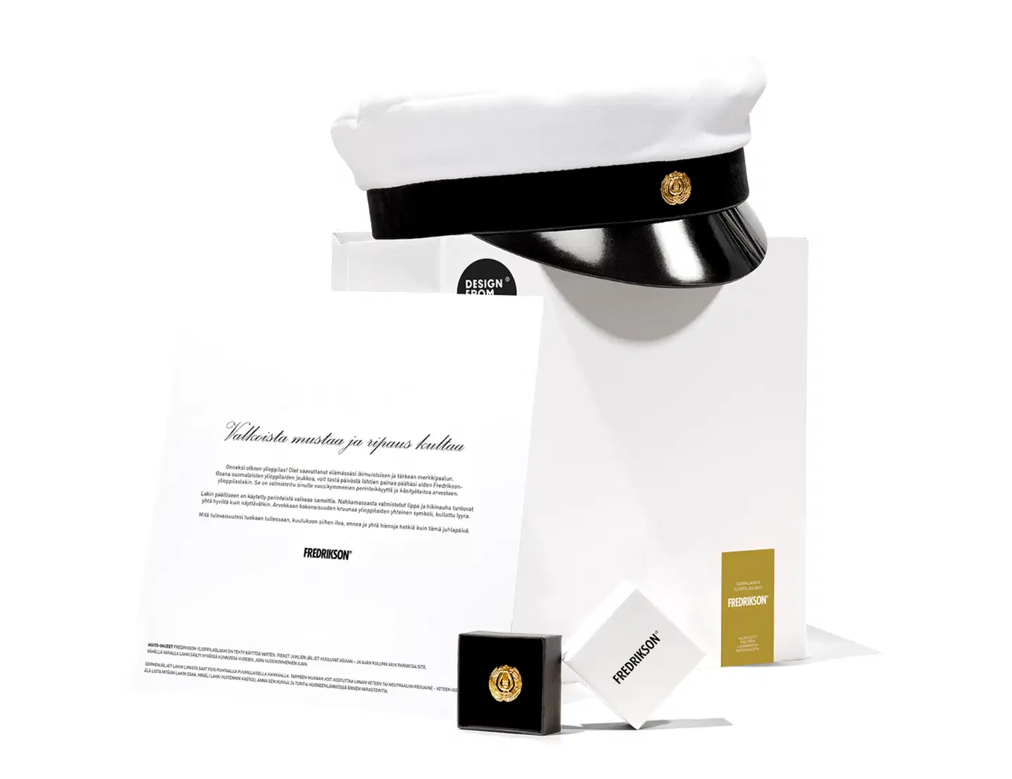 Fredrikson Suomalainen Ylioppilaslakki - VALKOINEN - 12