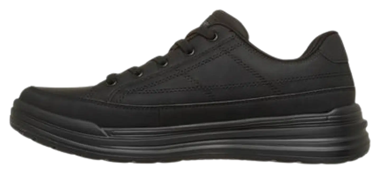 Skechers miesten vapaa-ajan kenkä Sterling-Cedrick Black - Black - 5
