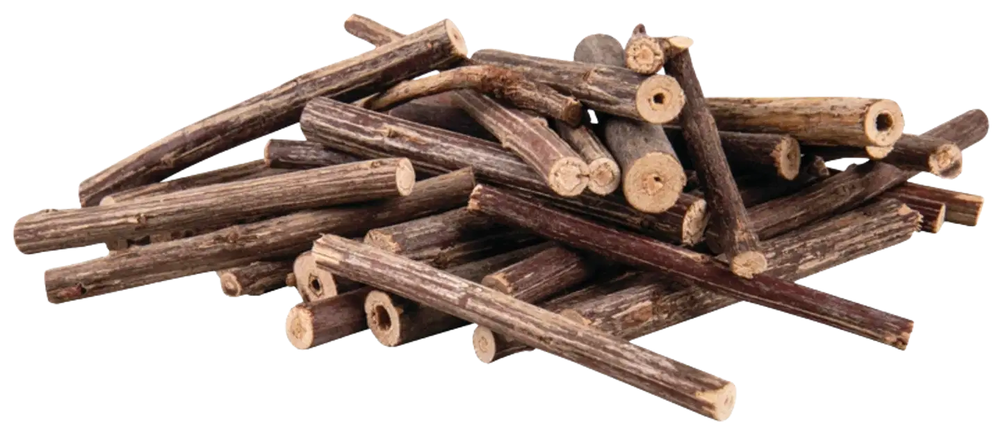 Rayher Hobby oksakappaleet, luonnonvärinen, 0,2-1,2cm ø, luonnonvärinen, 7,5cm, nippu 200g - 2