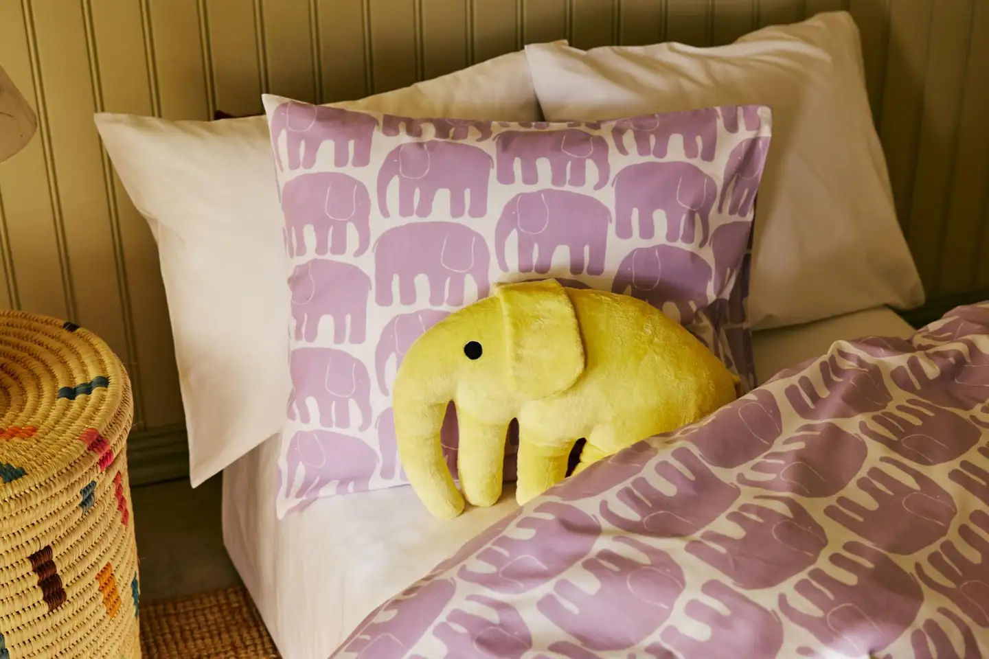 Finlayson tyynyliina Elefantti 50x60cm vaalea liila - 3